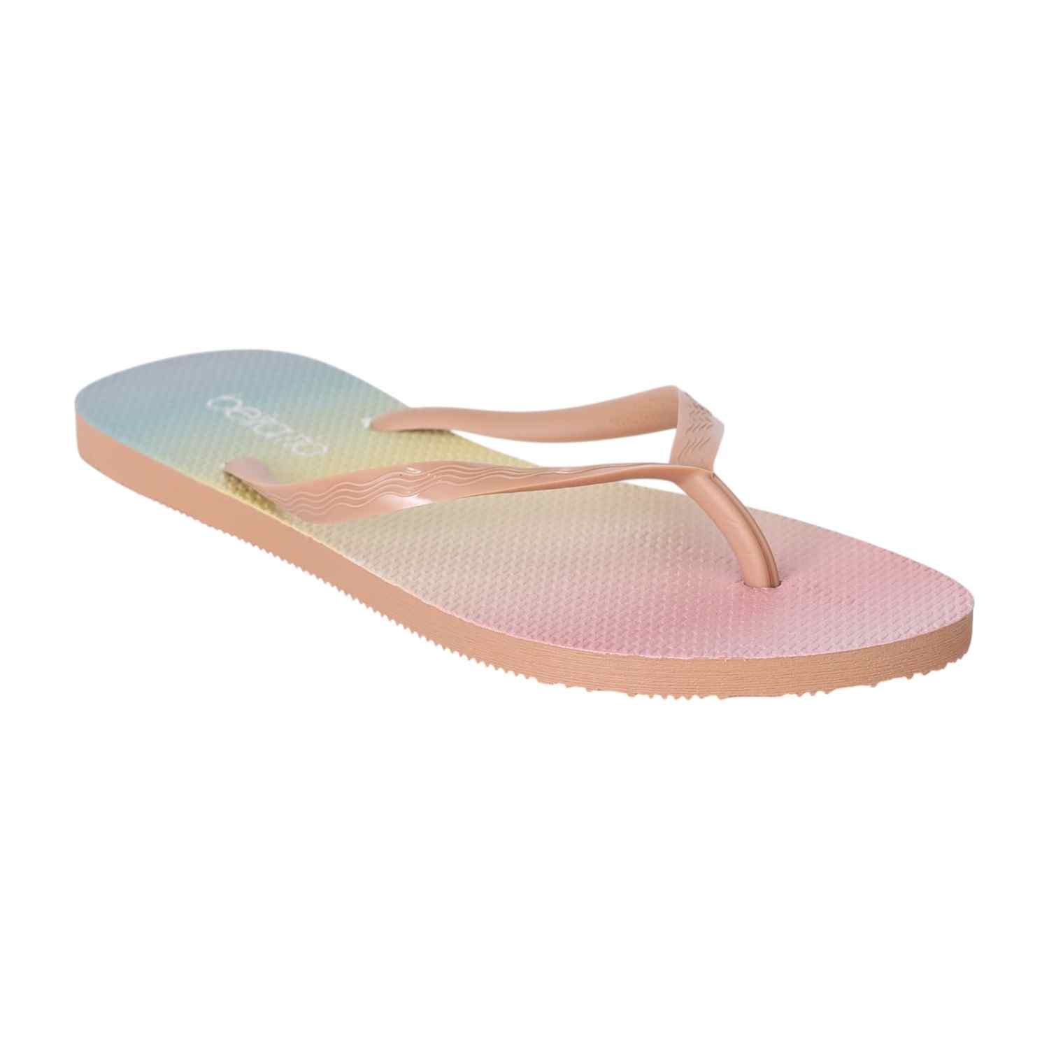 Nude Strap Sunset Vibes Flip-Flops for Women