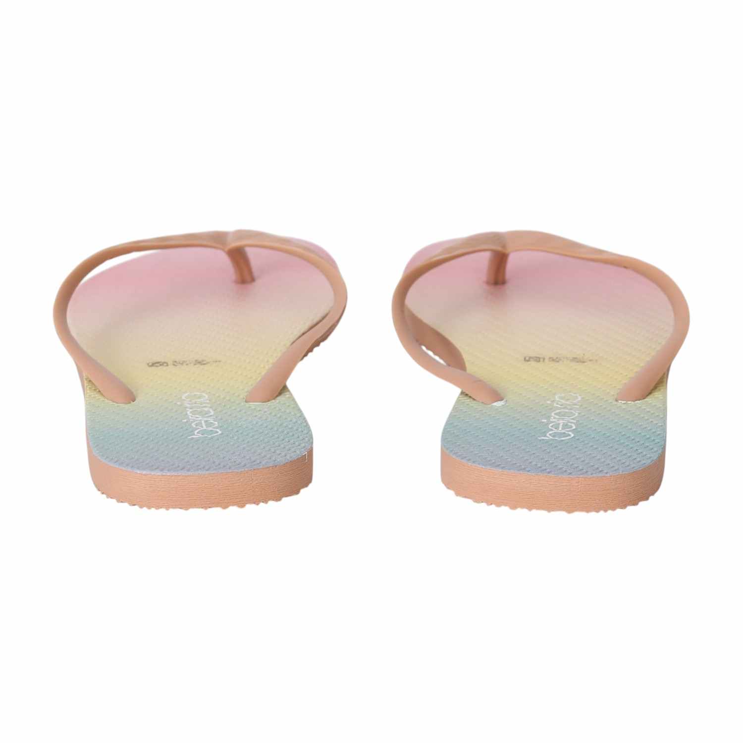 Nude Strap Sunset Vibes Flip-Flops for Women