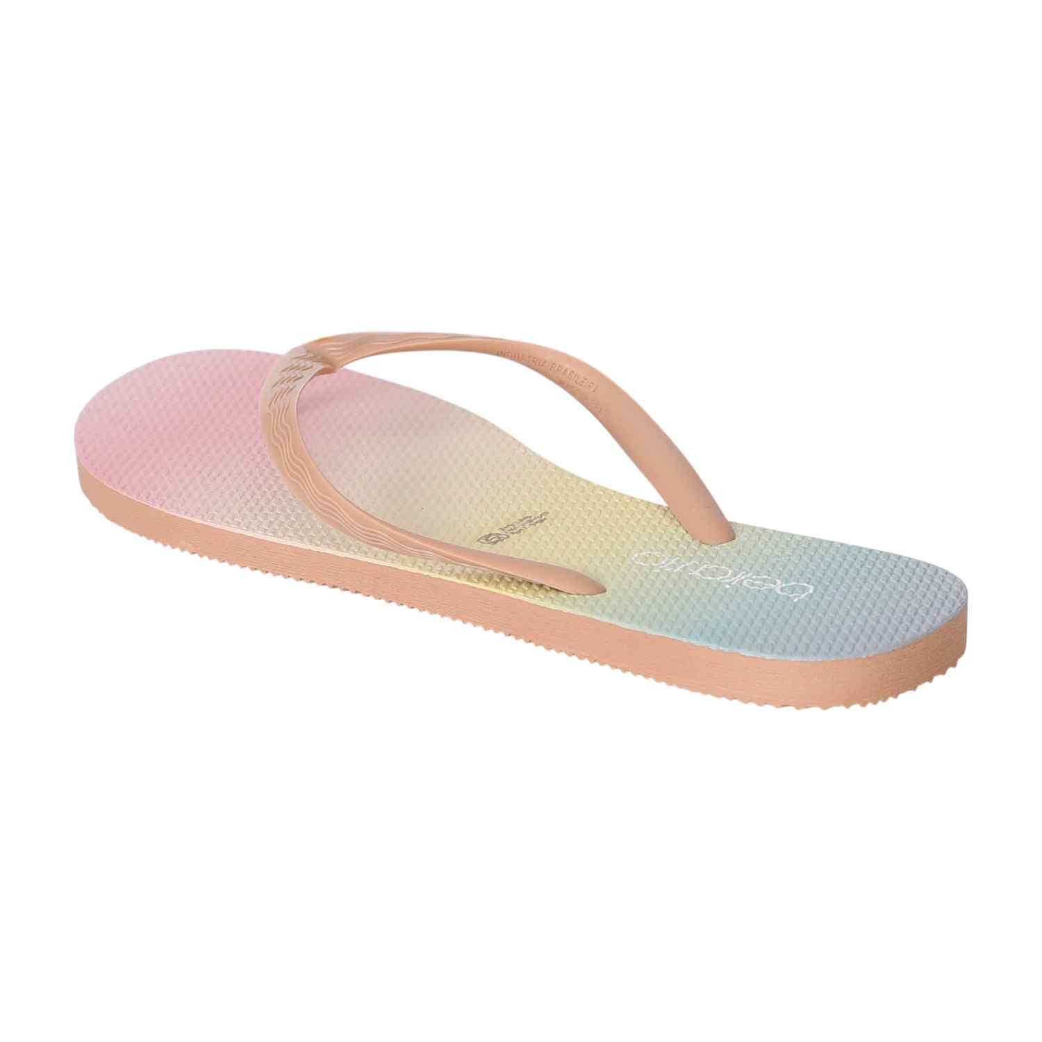 Nude Strap Sunset Vibes Flip-Flops for Women