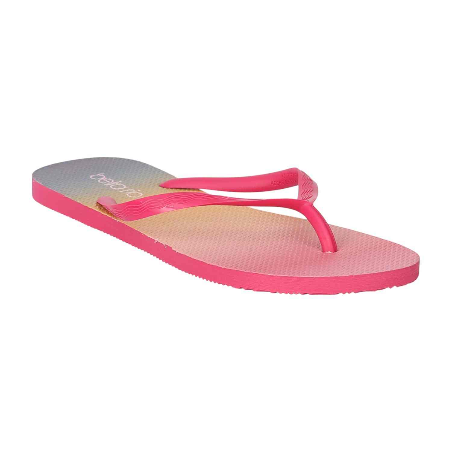 Women Pink Vibrant Horizon Flip-Flops
