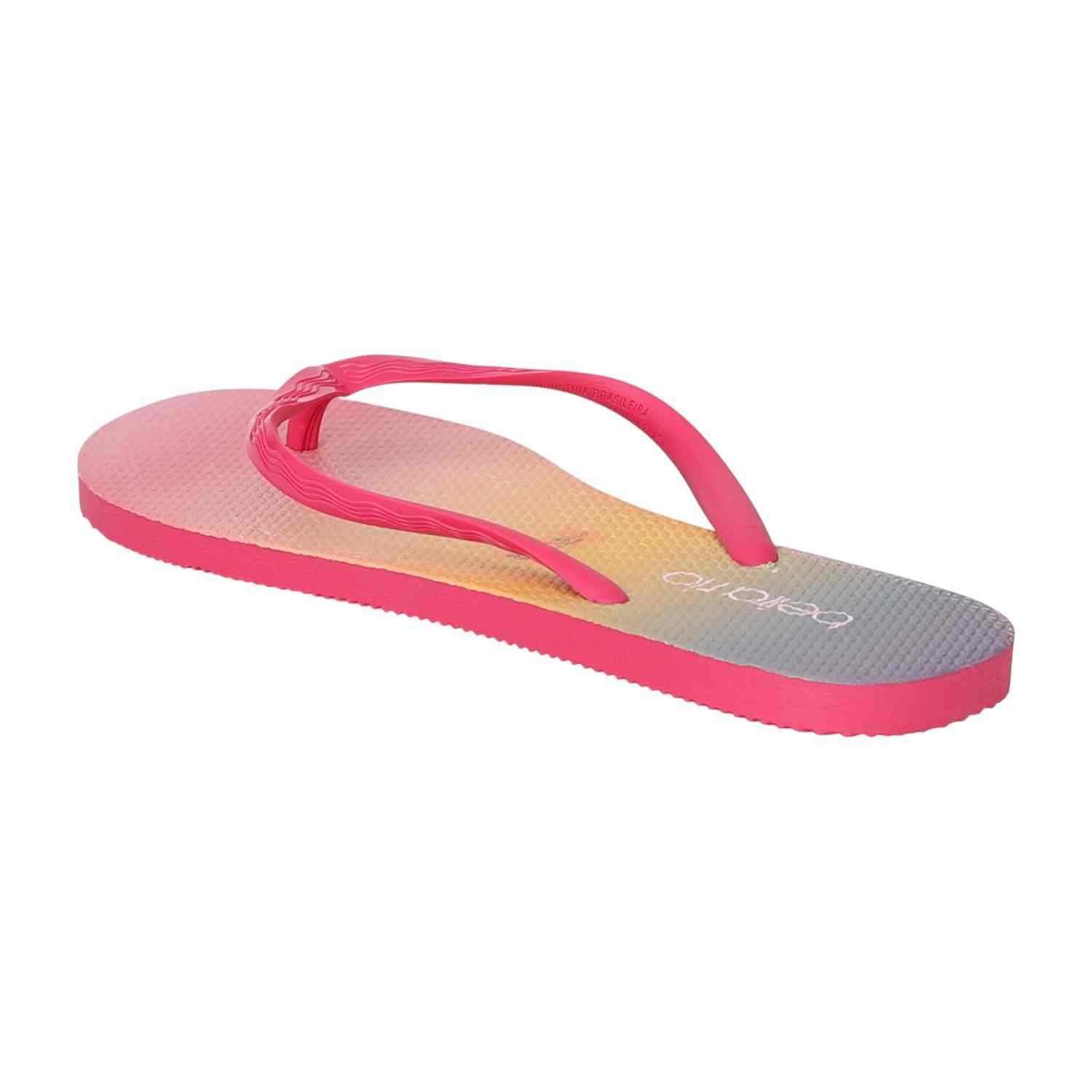 Women Pink Vibrant Horizon Flip-Flops