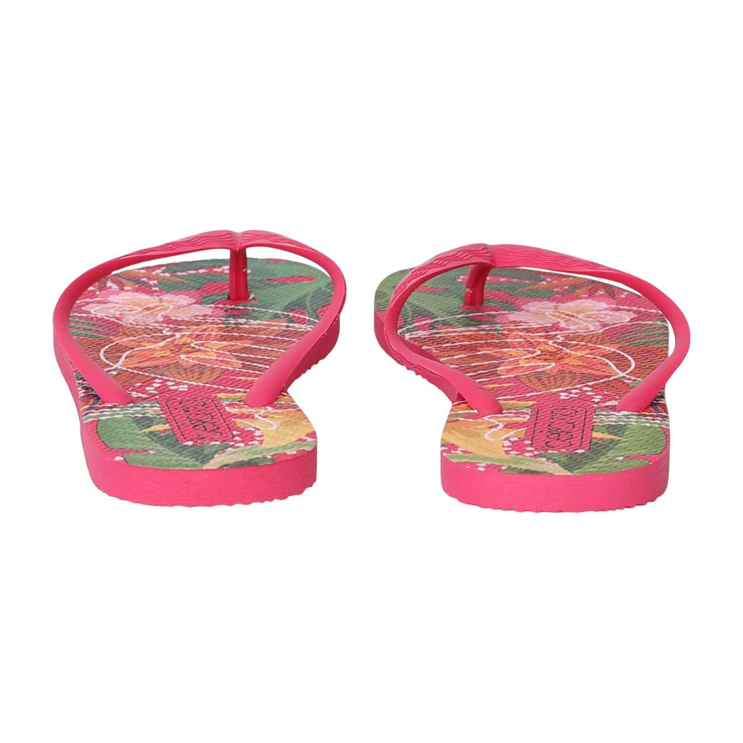 Women Pink Pebble Beach Thongs