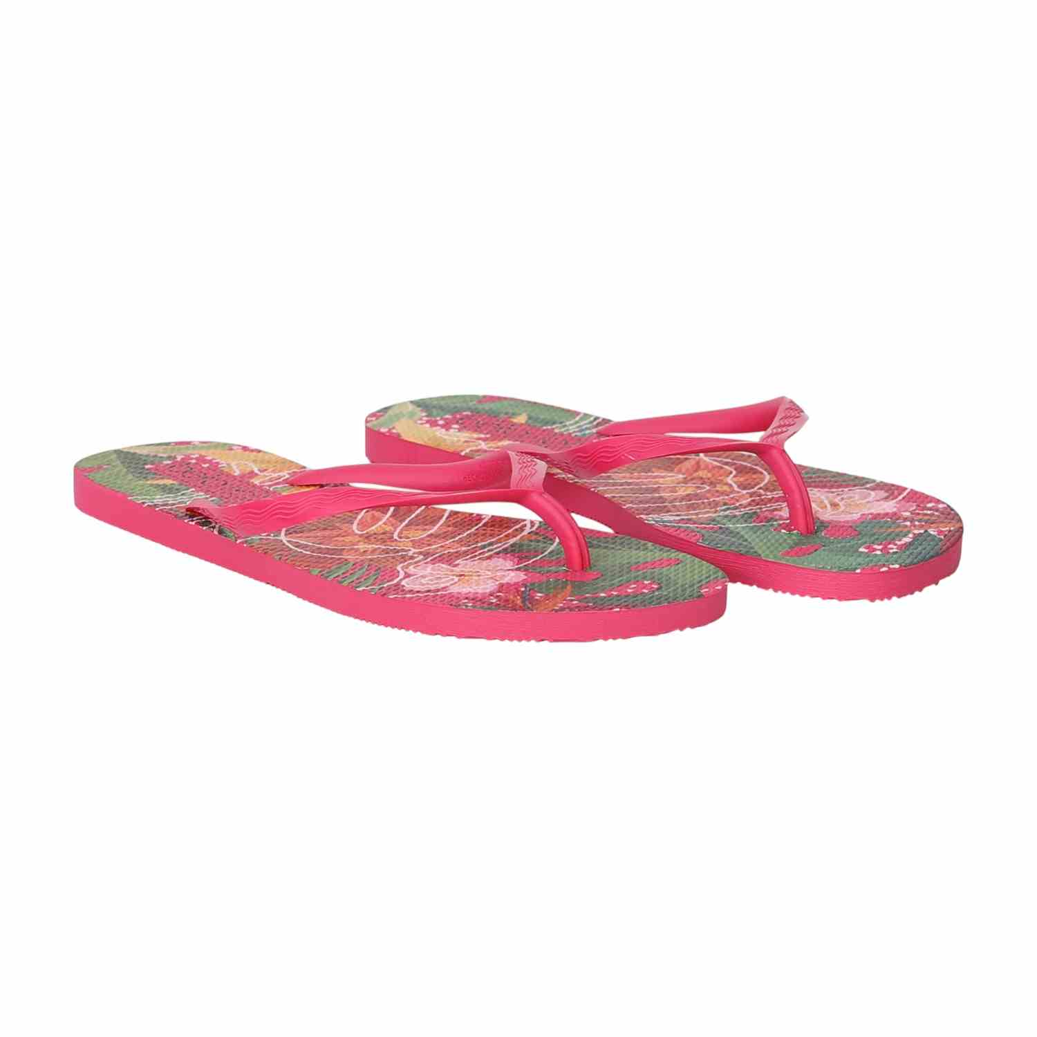 Women Pink Pebble Beach Thongs