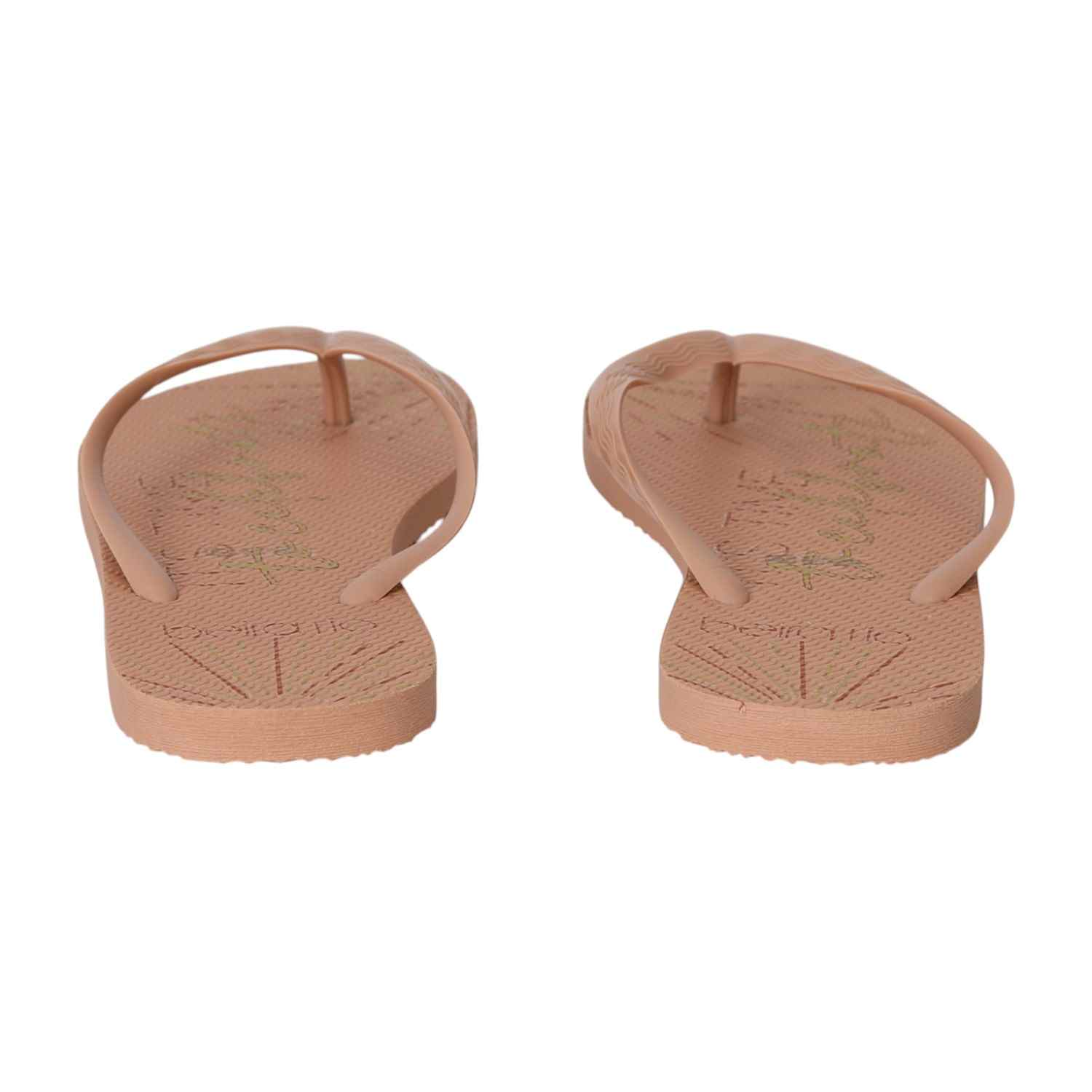 Nude Minimalist Flip-Flops for Women