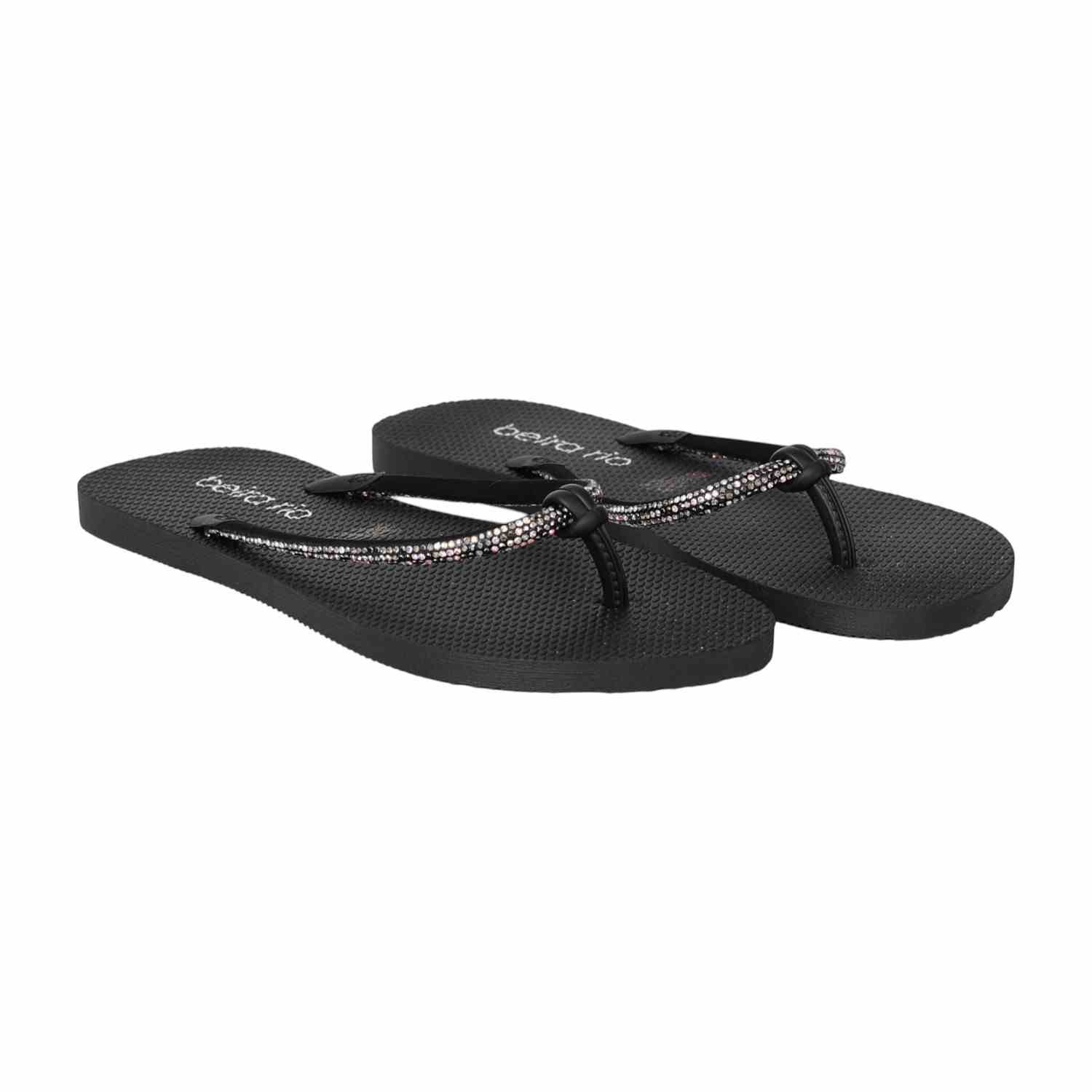 Women Black Minimalist Flip Flops