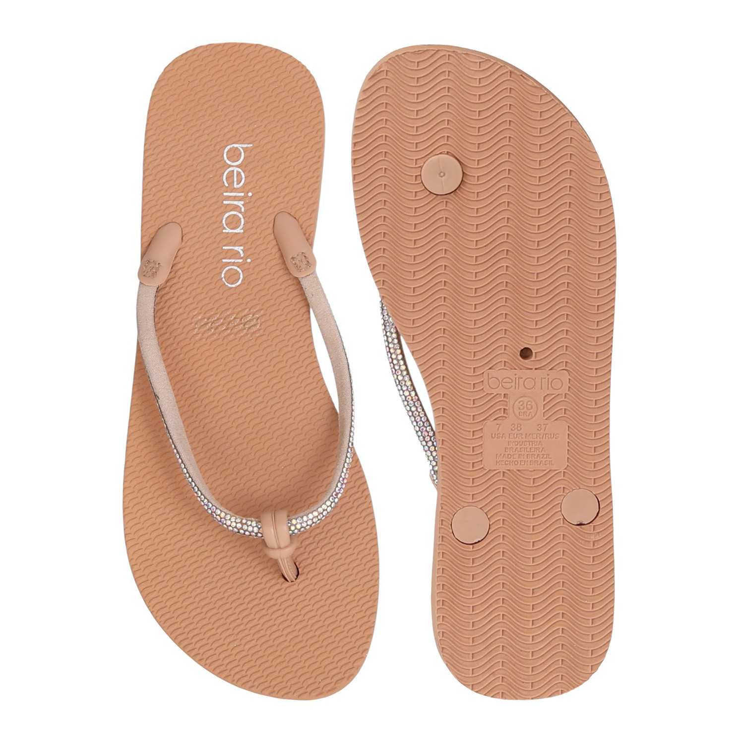 Women Nude Minimalist Flip Flops