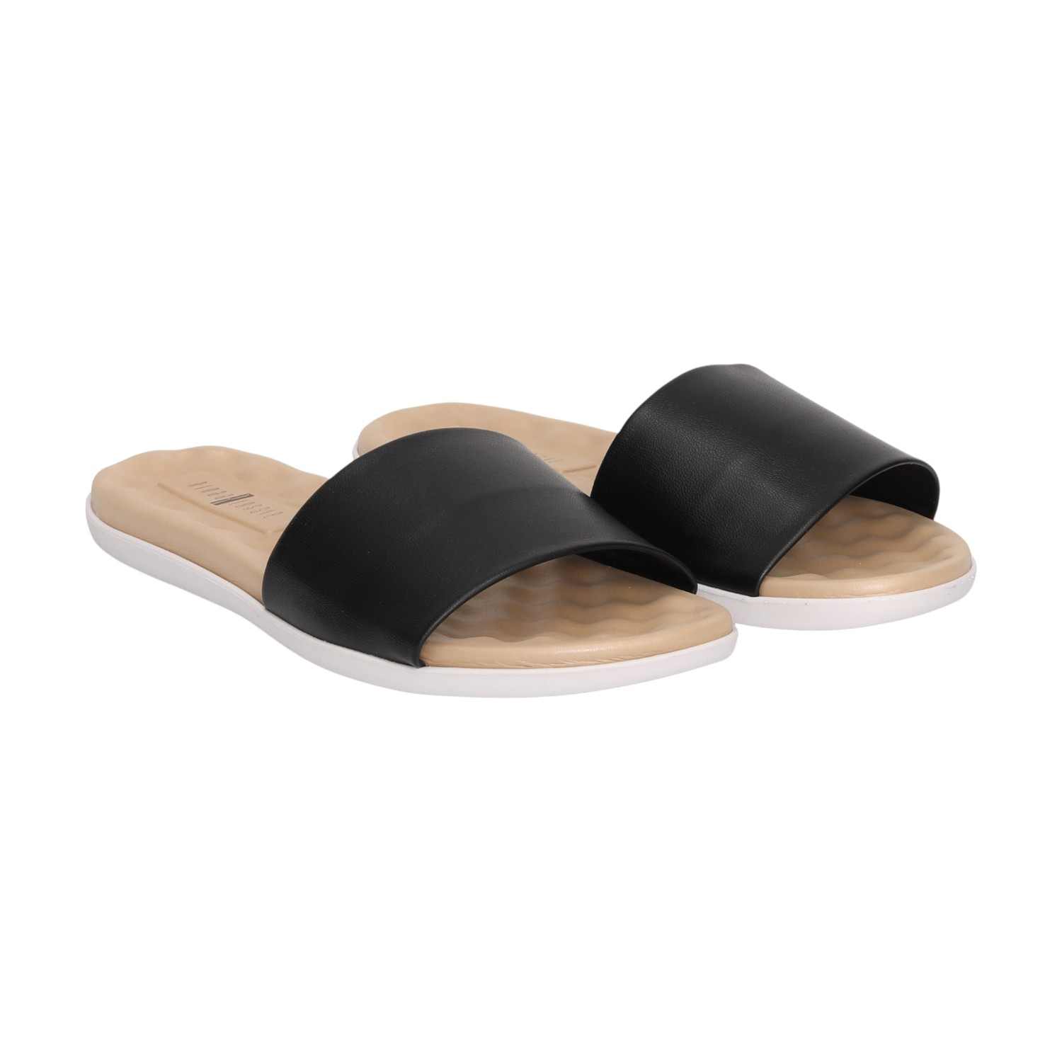 Women Black Comfortable Slides