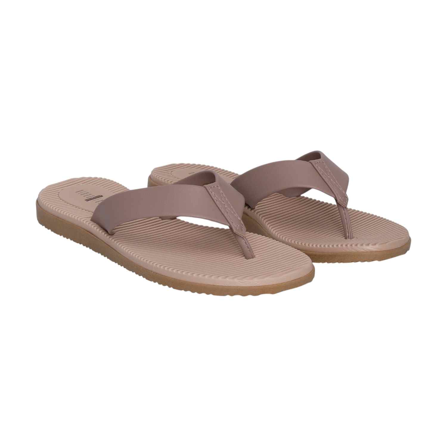Women’s Taupe Casual Thong Flats