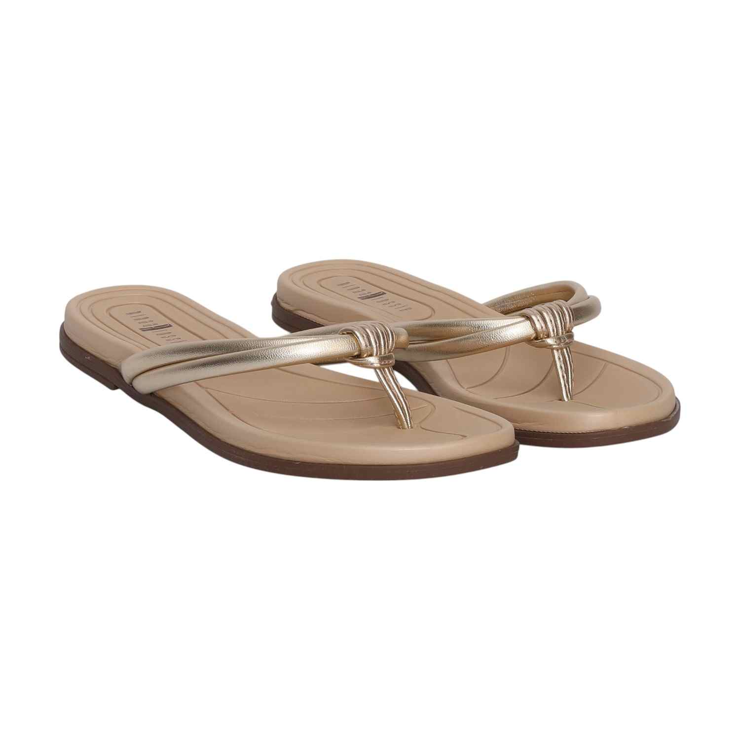 Women Casual Thongs with Shiny Strap