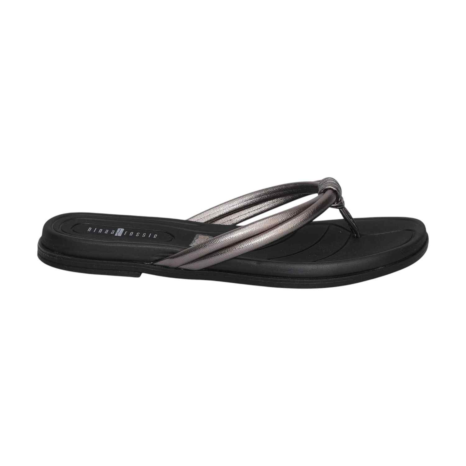 Women Casual Black Thongs