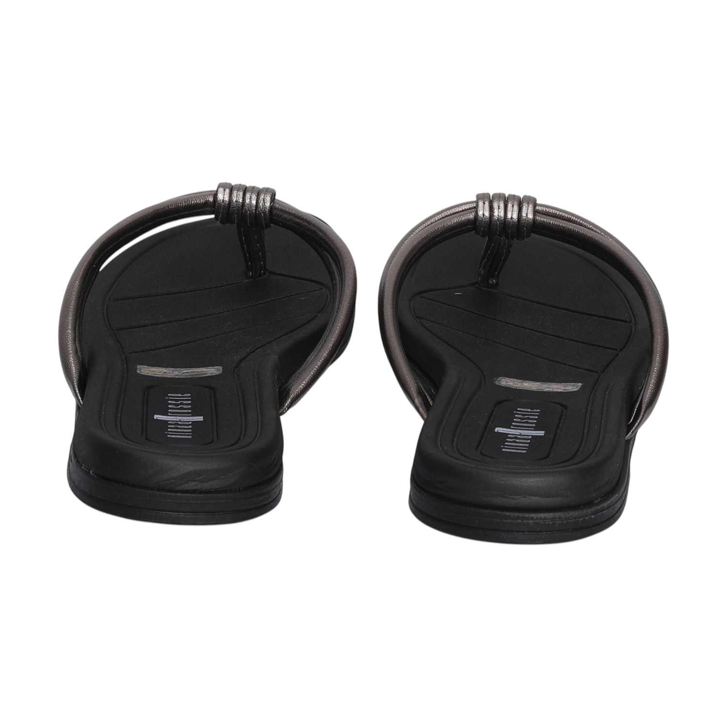 Women Casual Black Thongs