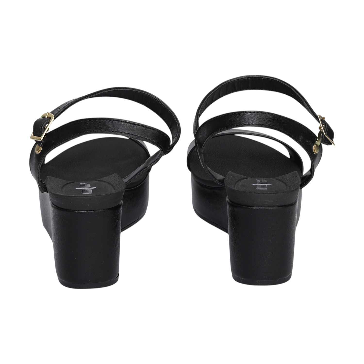 Women Classic Black High Wedges