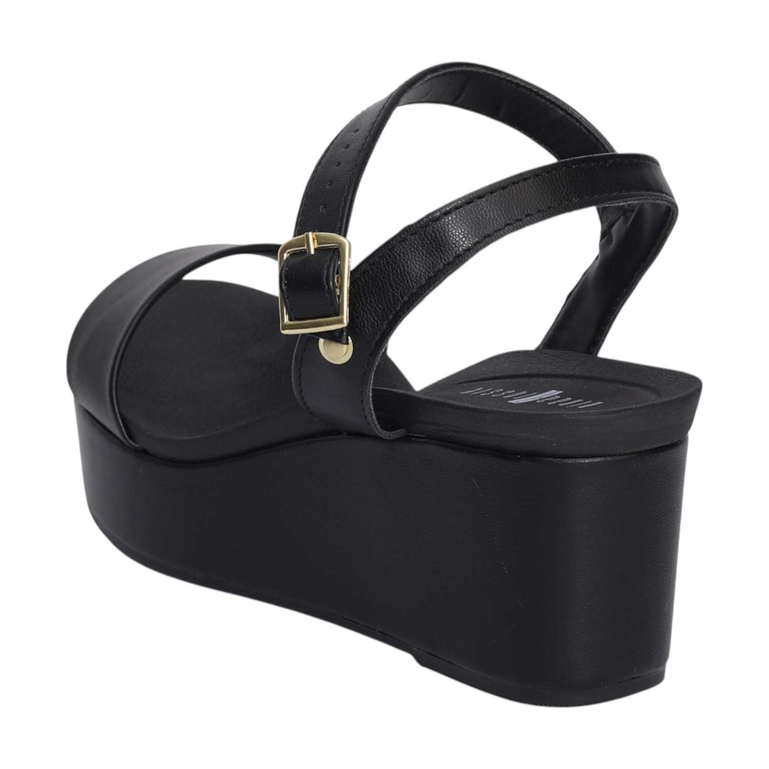 Women Classic Black High Wedges