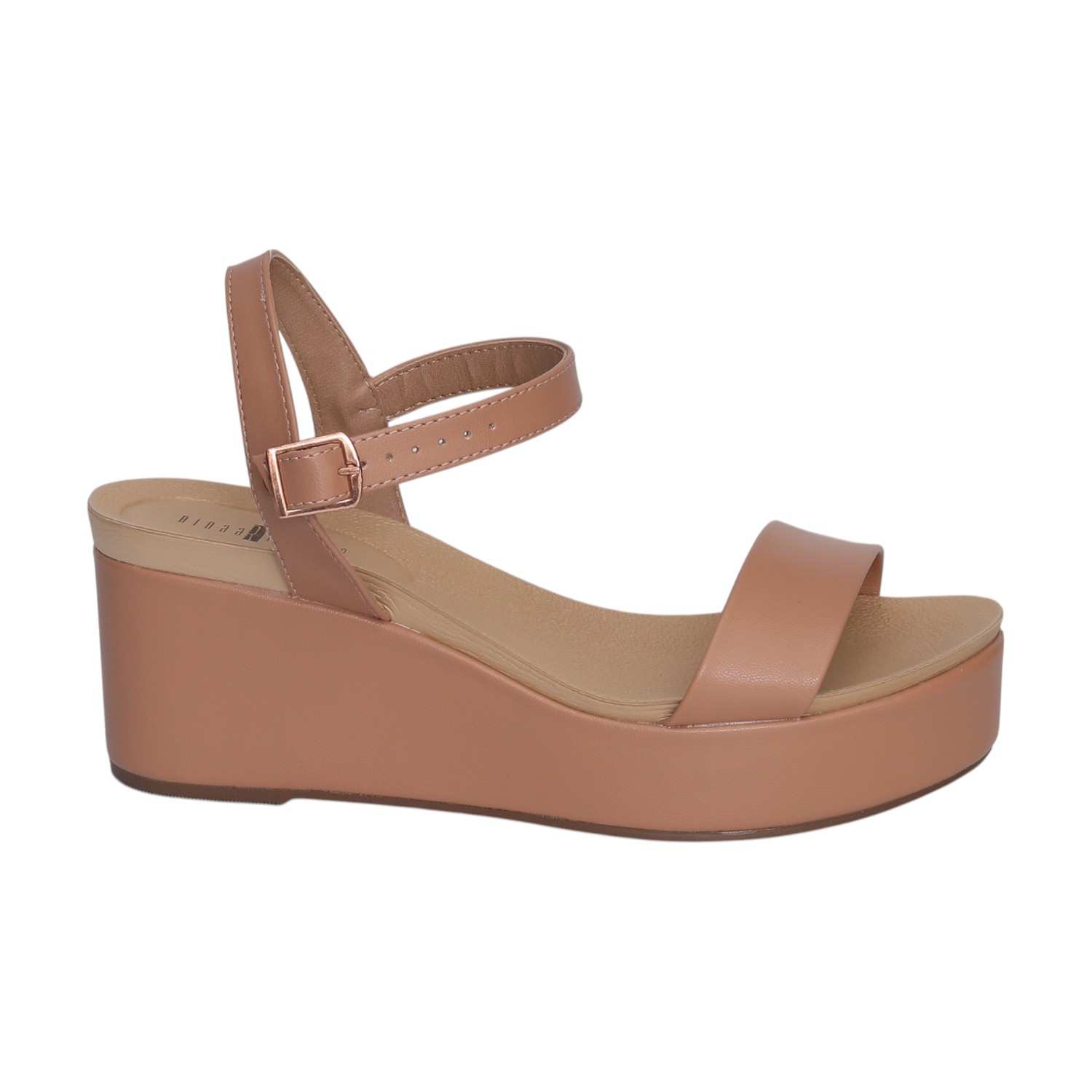 Women Classic Nude Colored High Wedges