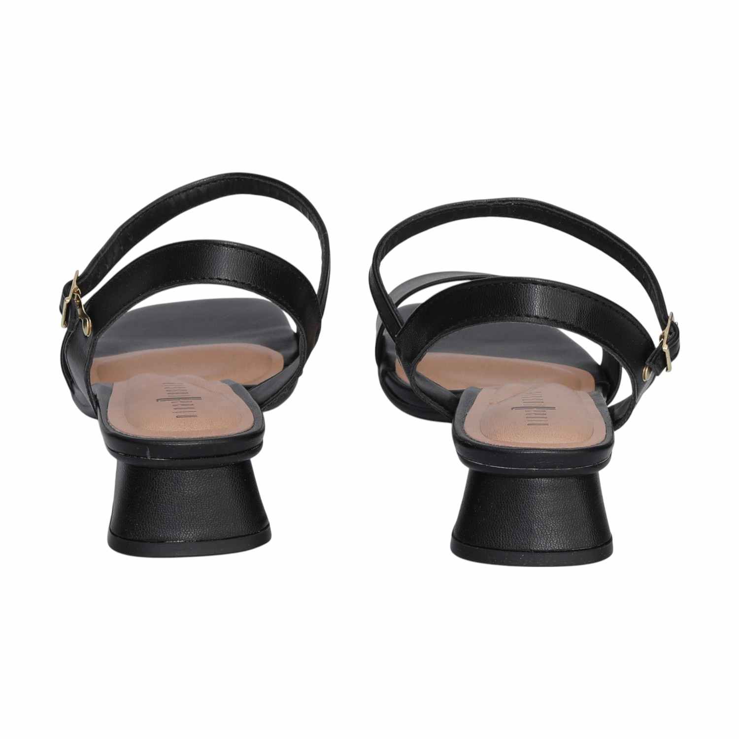 Black Heeled Sandals for Women