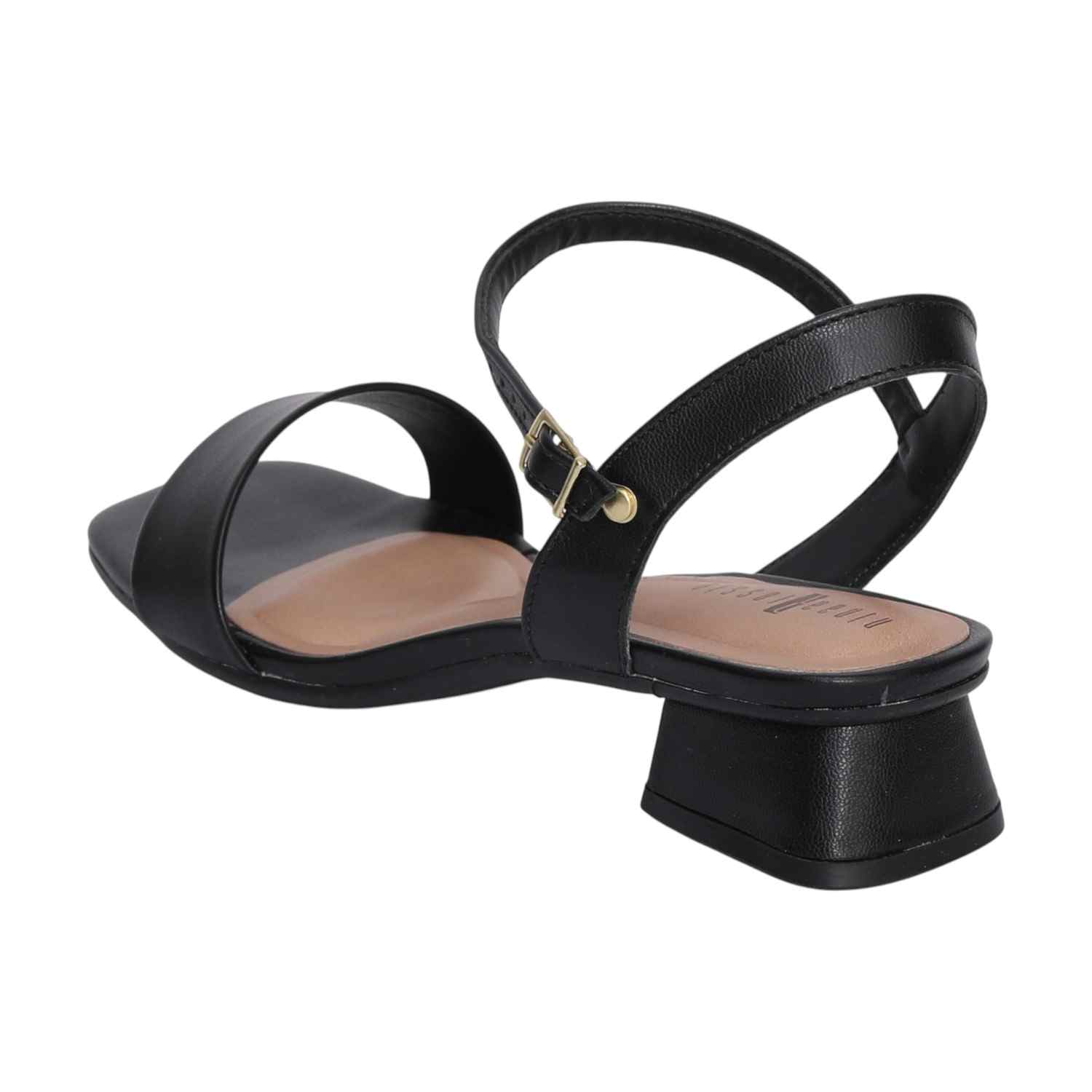 Black Heeled Sandals for Women