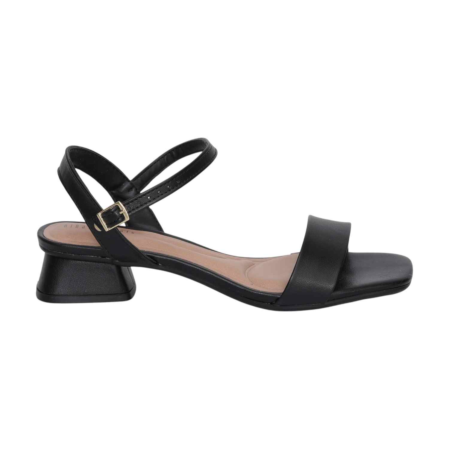 Black Heeled Sandals for Women
