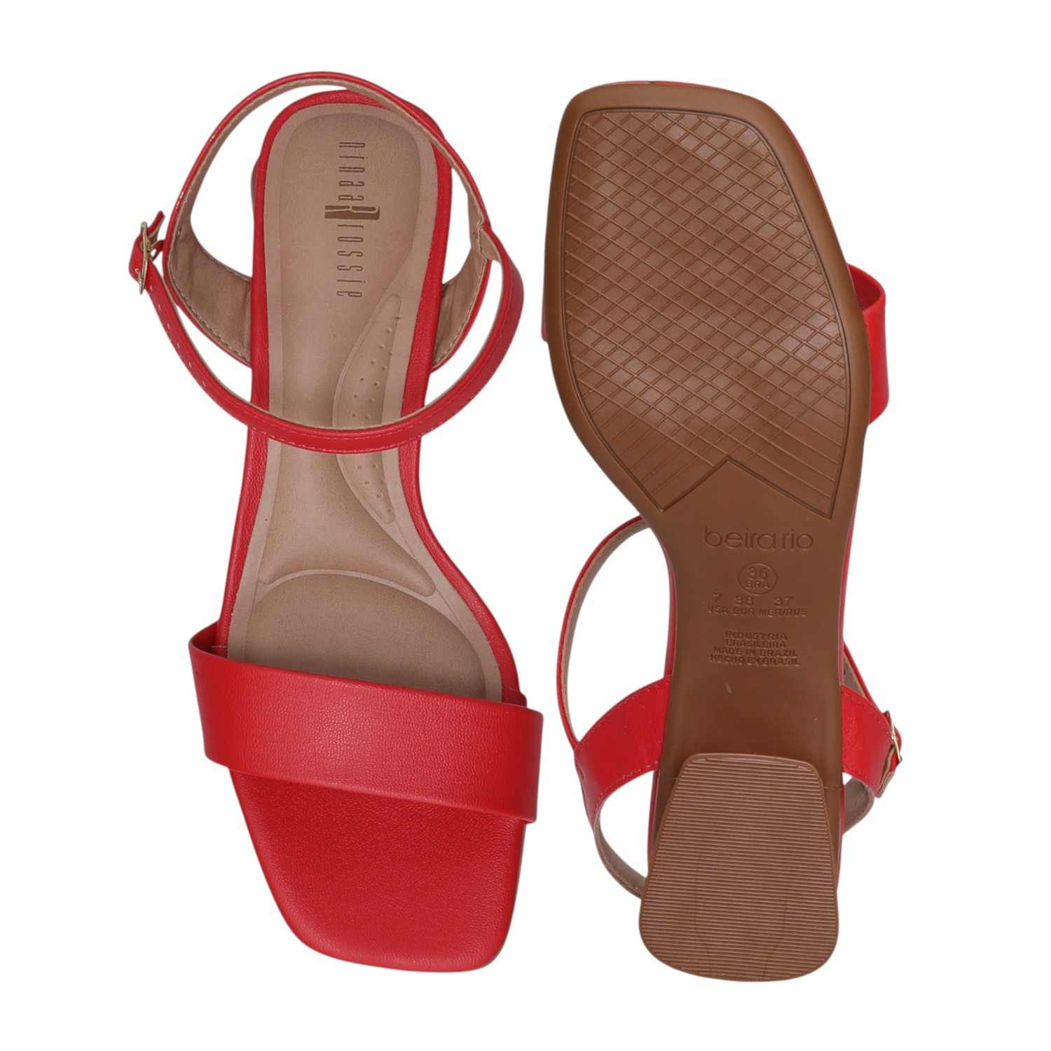 Red Heeled Sandals for Women