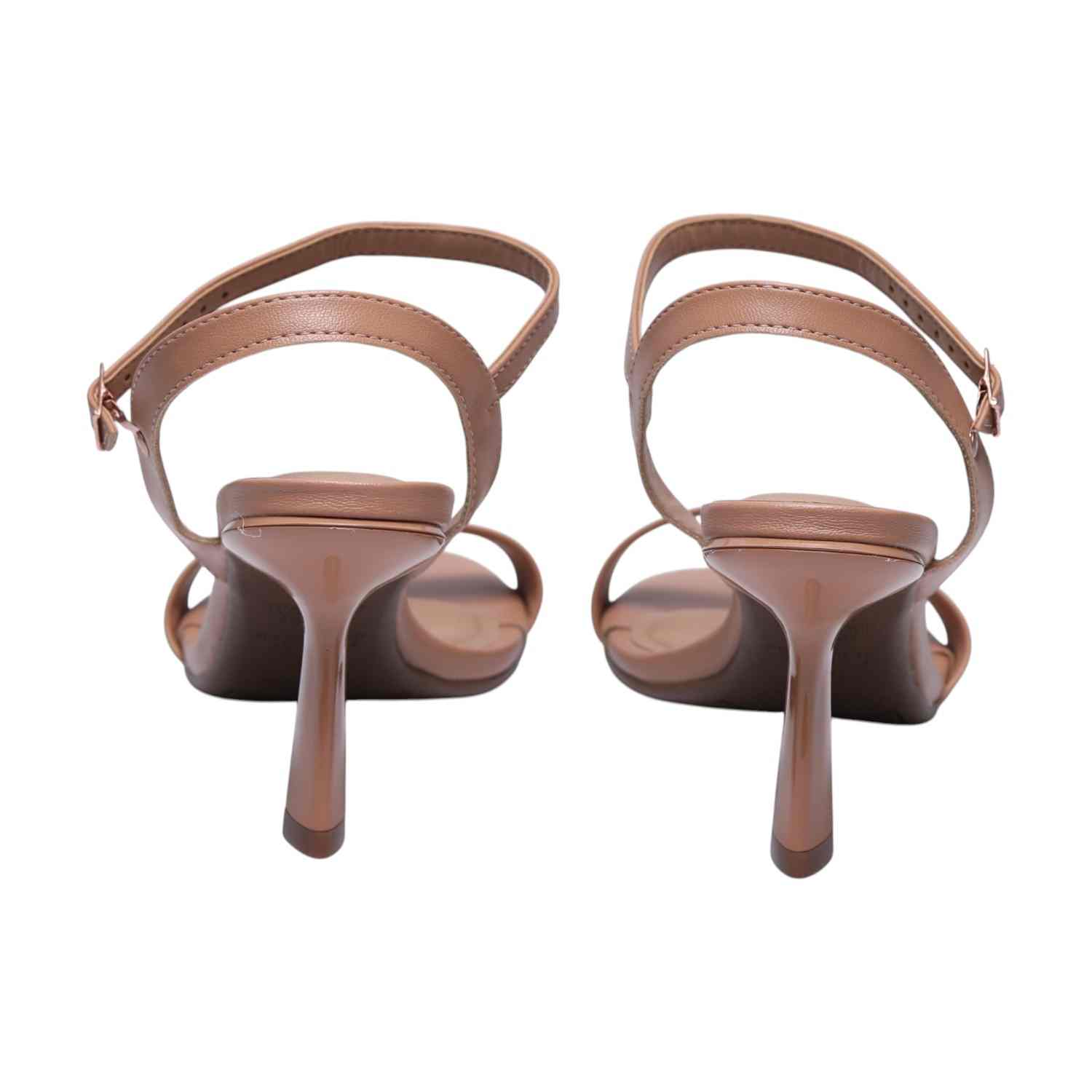Classic Tan High Heel Sandals for Women