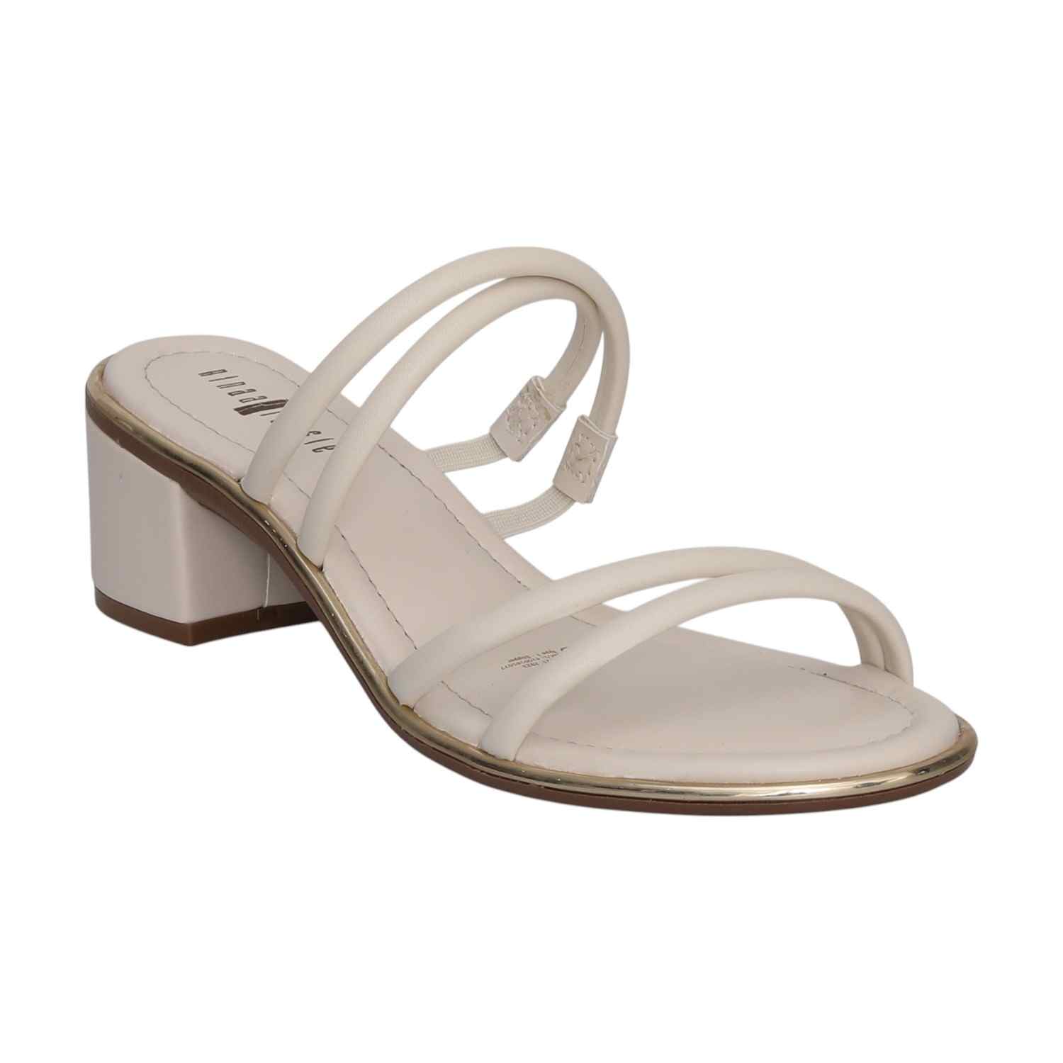 Off White Heeled Sandals for Women
