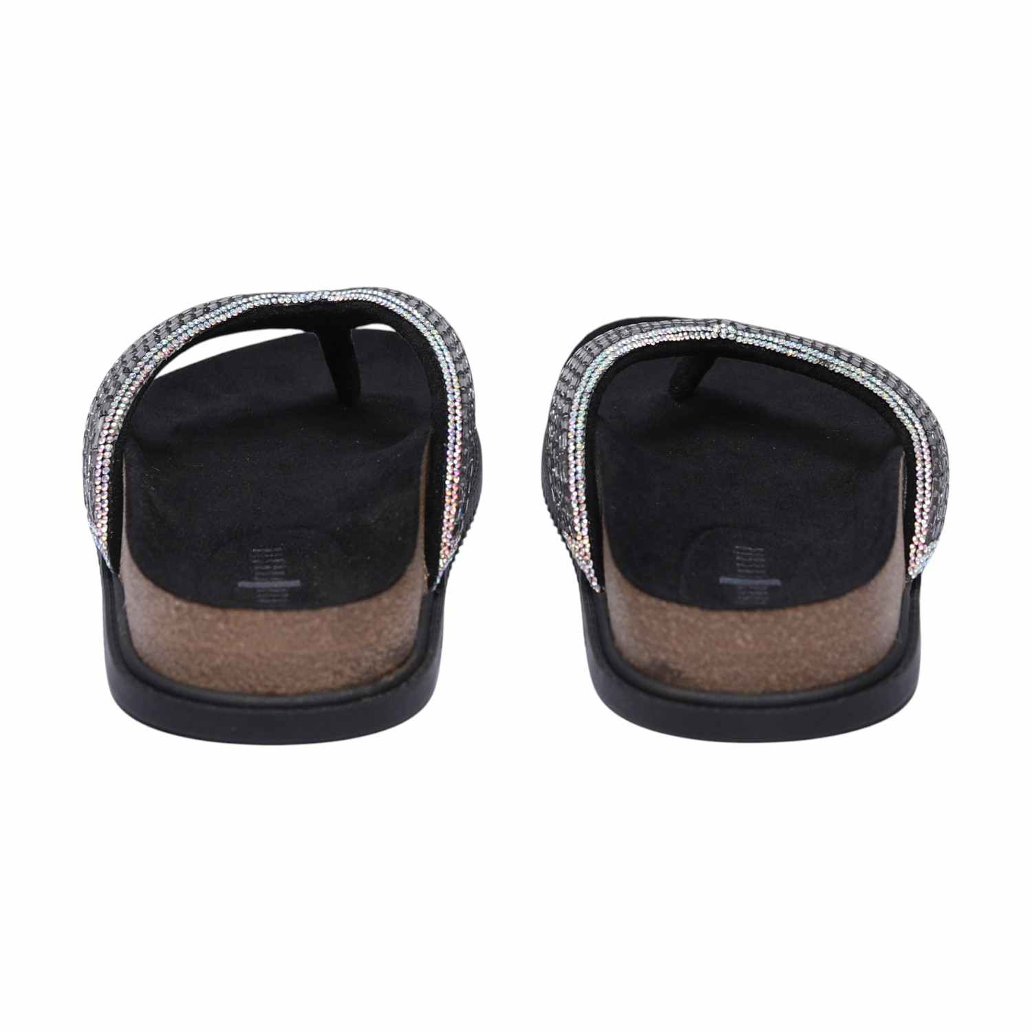 Women Sparkle Platform Thongs