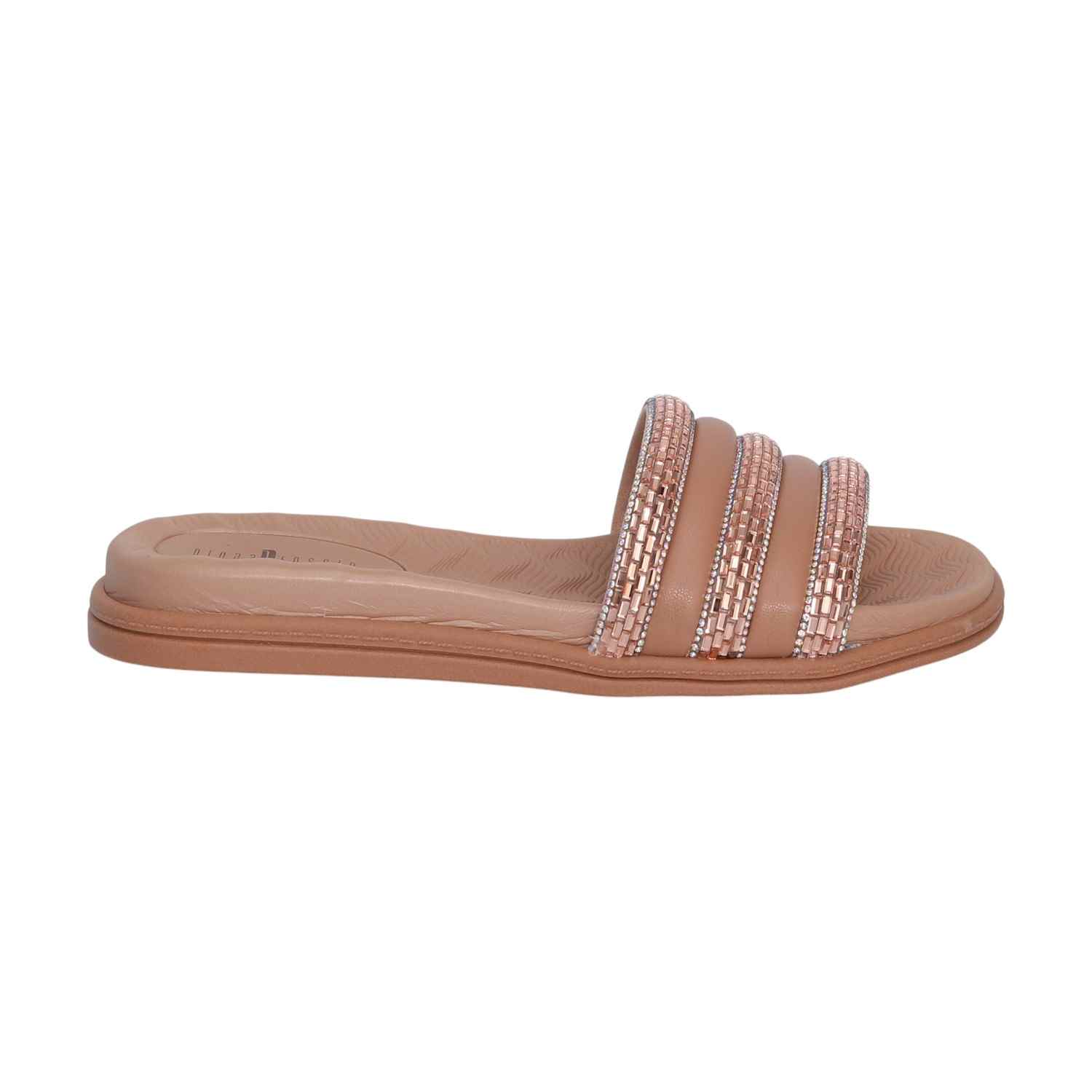 Tan Coloured Flats with Embellishments