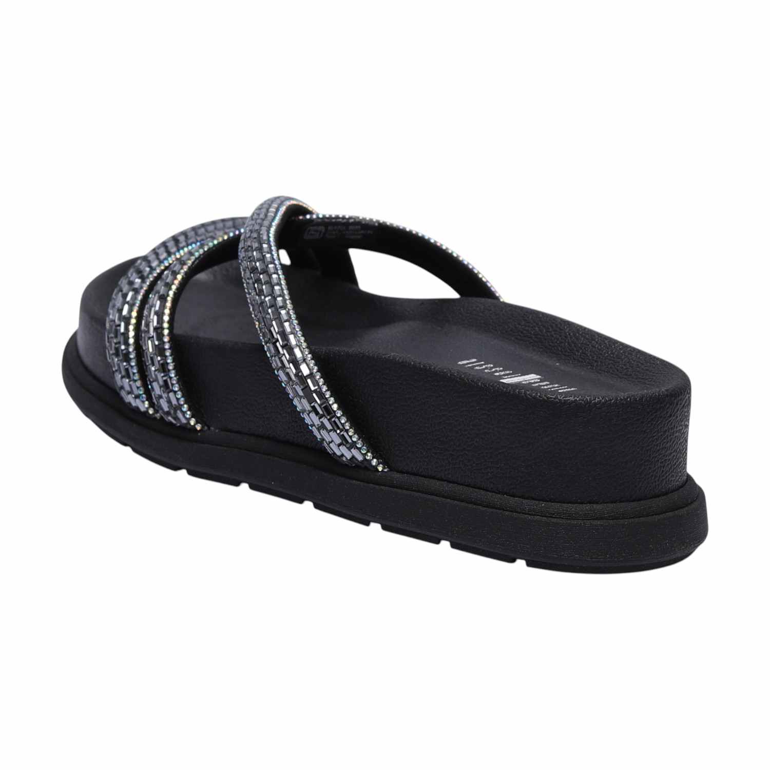 Black Flats with Embellishments