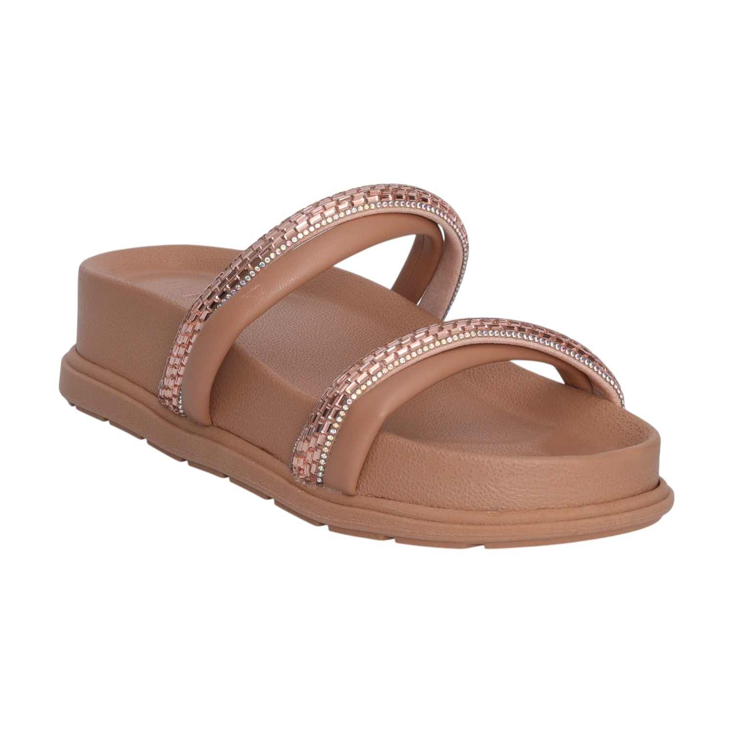 Women Nude Color Slides with Stone Detailing