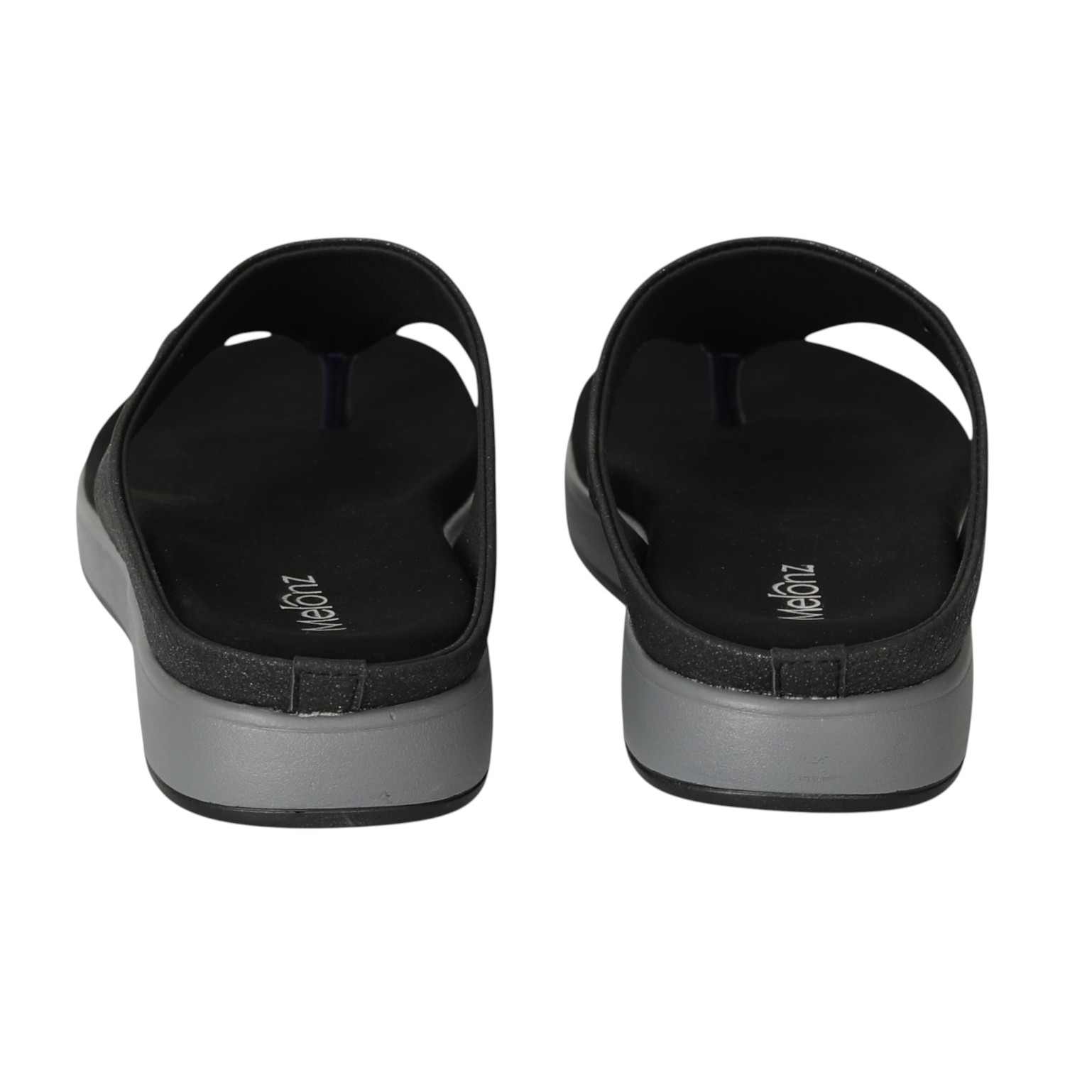 Women Black Spark Wedge Flats