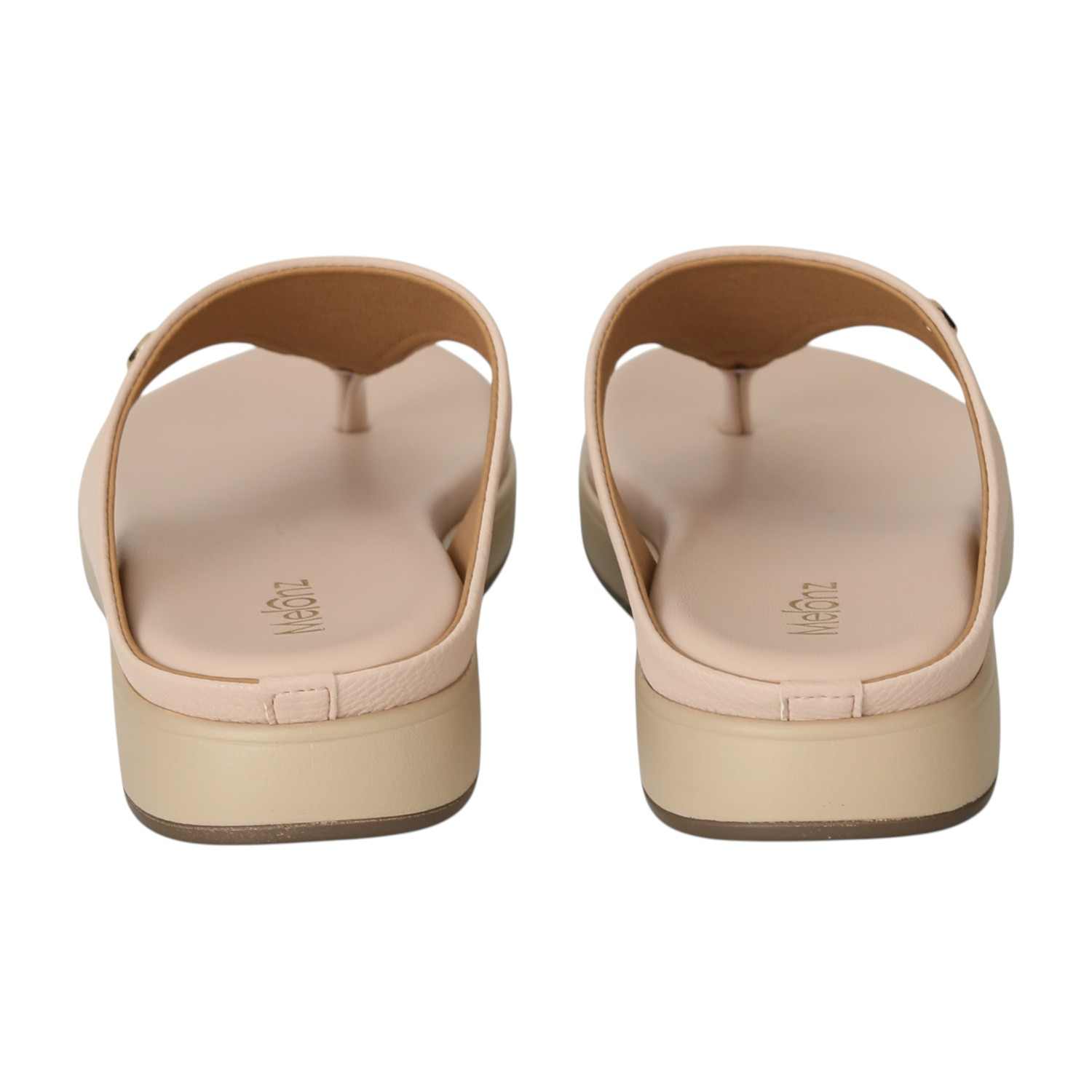 Women Peach Spark Wedge Flats