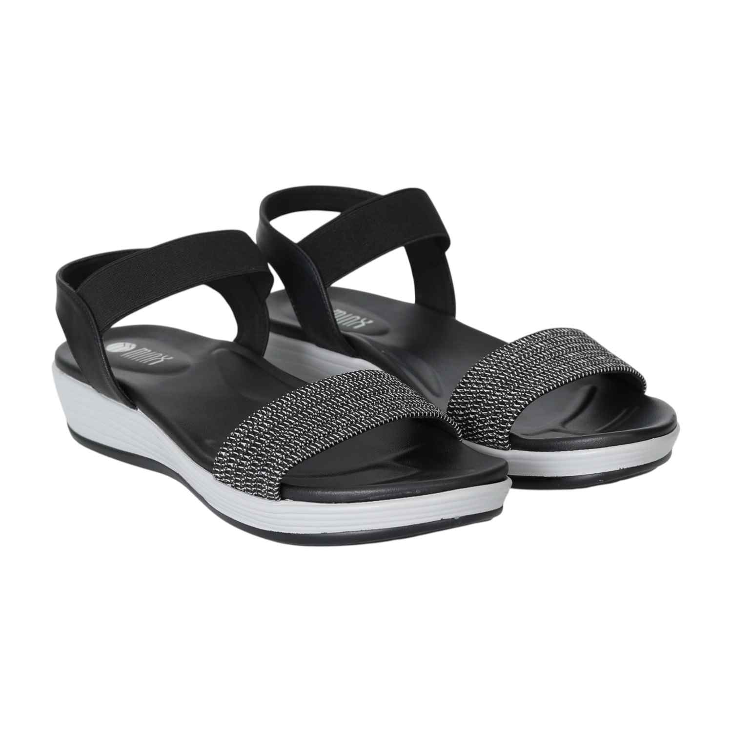 Women SmoothStep Black Sandals
