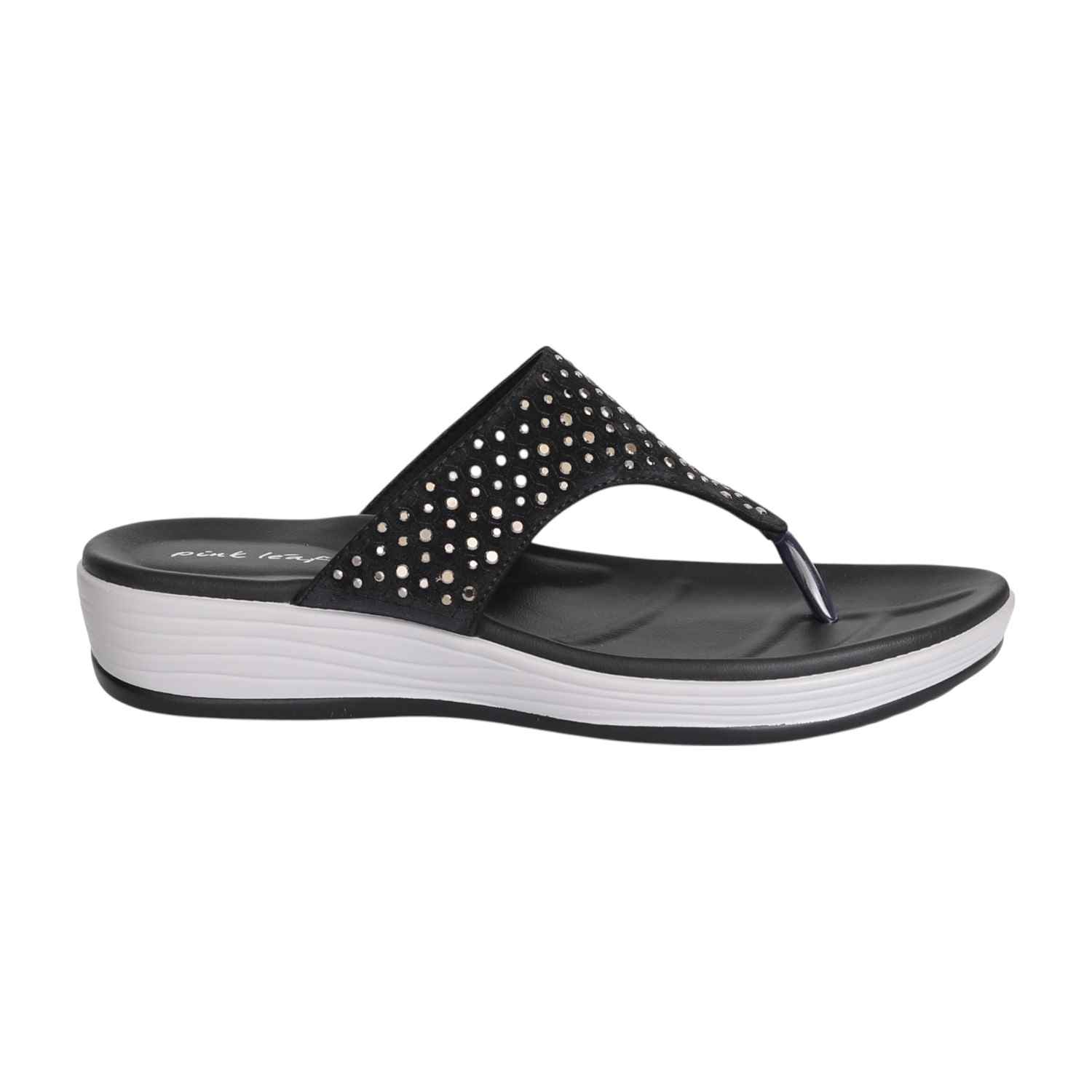 Women's Pewter Gleam Wedge Thong Sandal