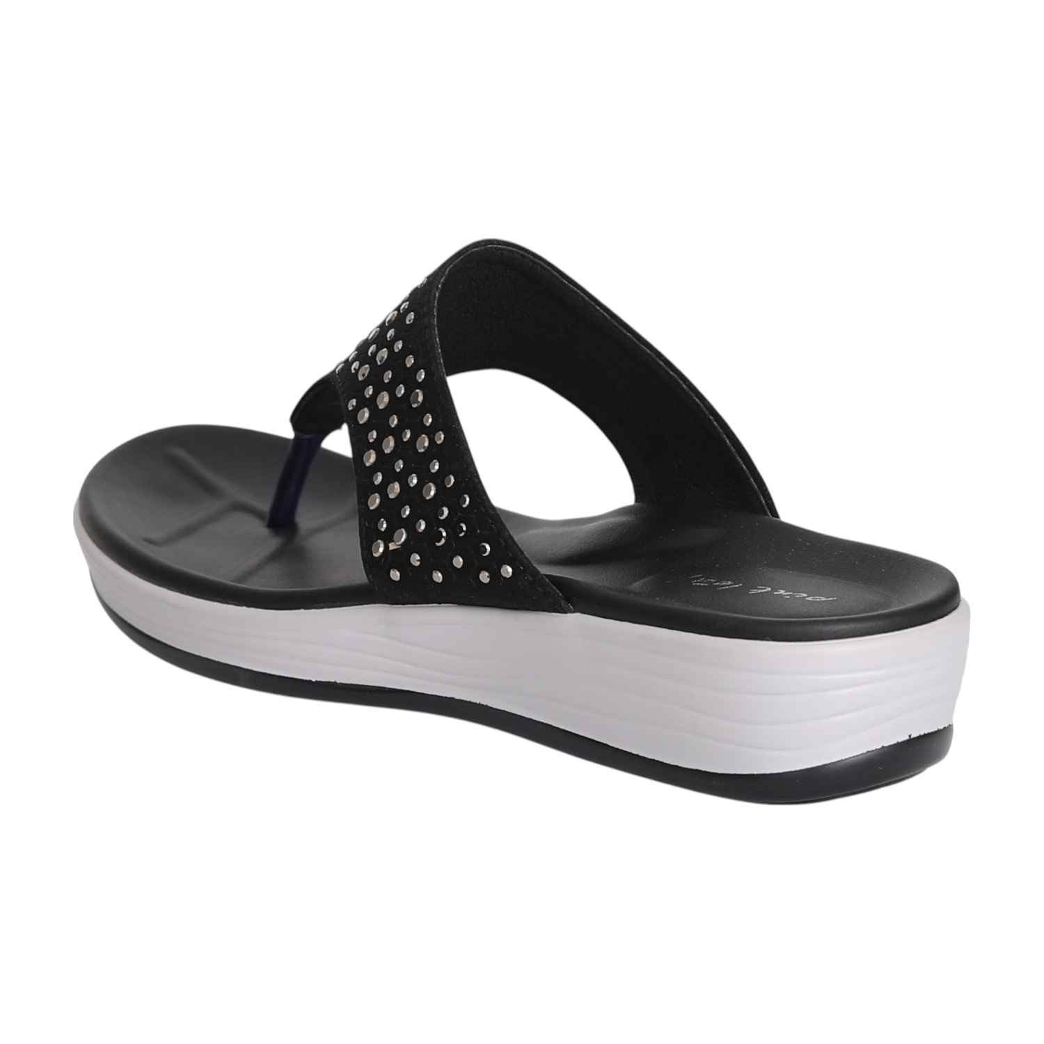 Women's Pewter Gleam Wedge Thong Sandal