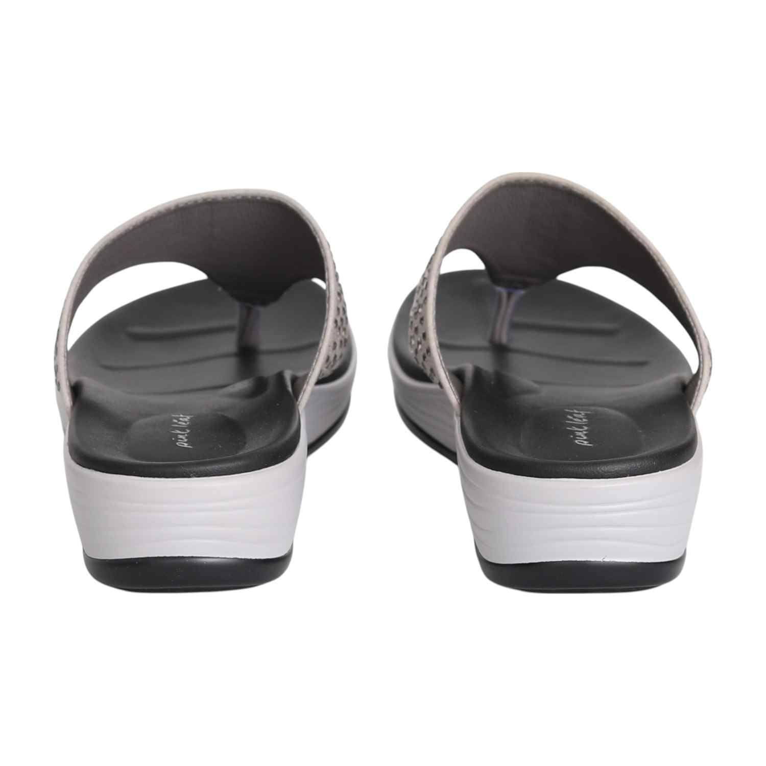 Women's Diamond Hex Glam Wedge Thong Sandal