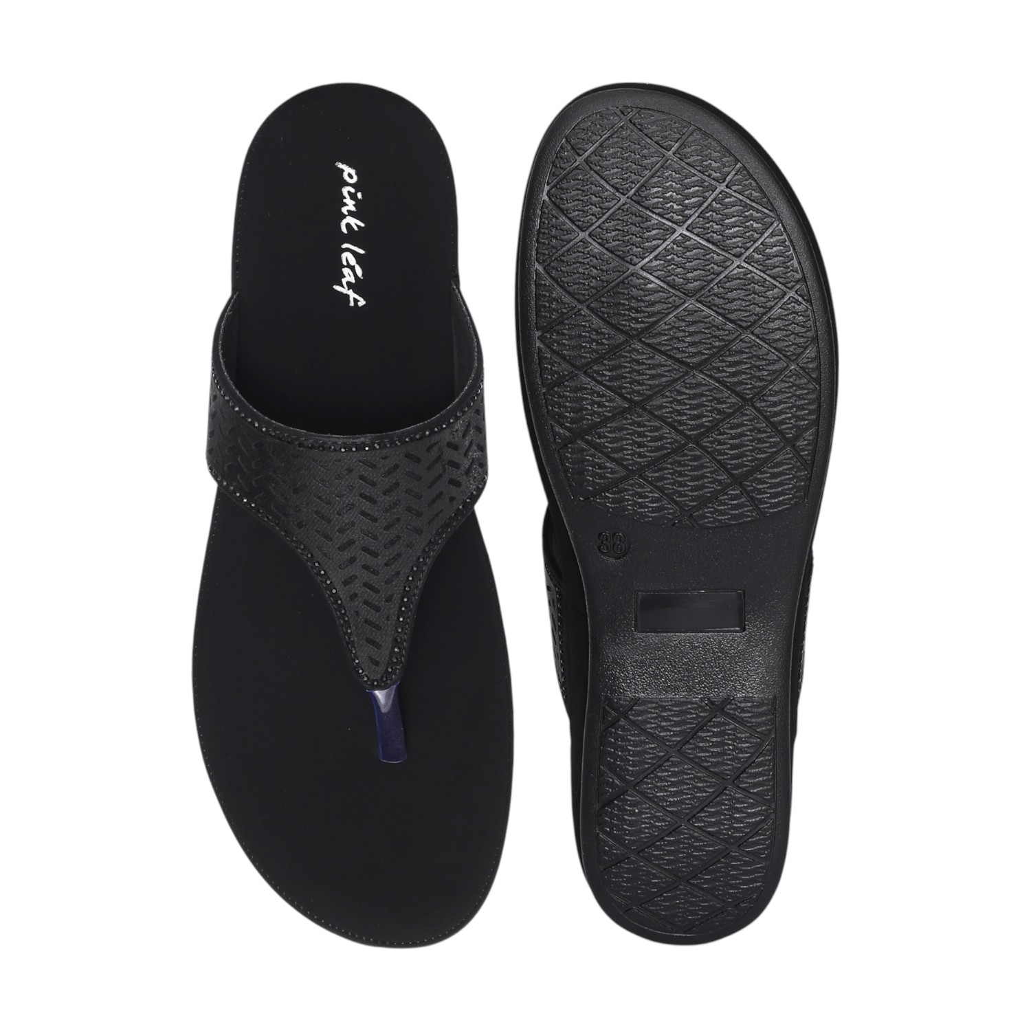 Beige Comfort Thongs for Women
