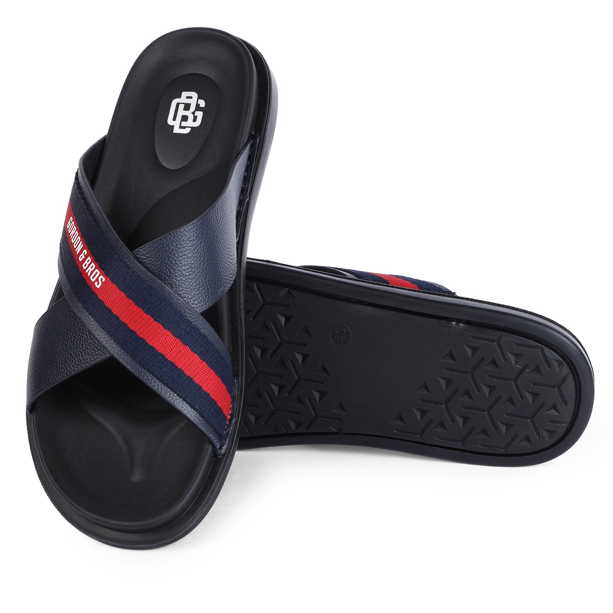 Navy Mens Sandals