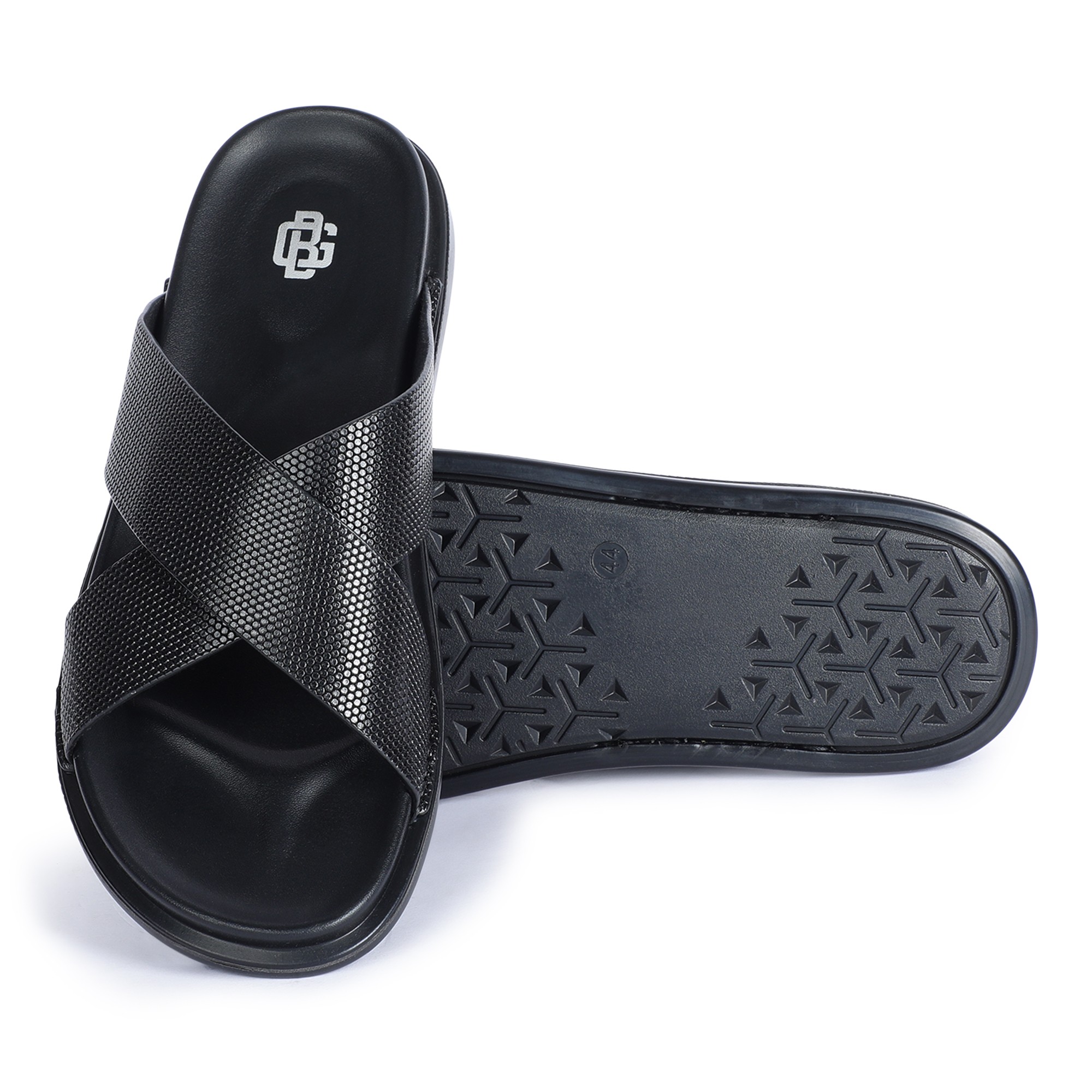 Black Hp Mens Sandals