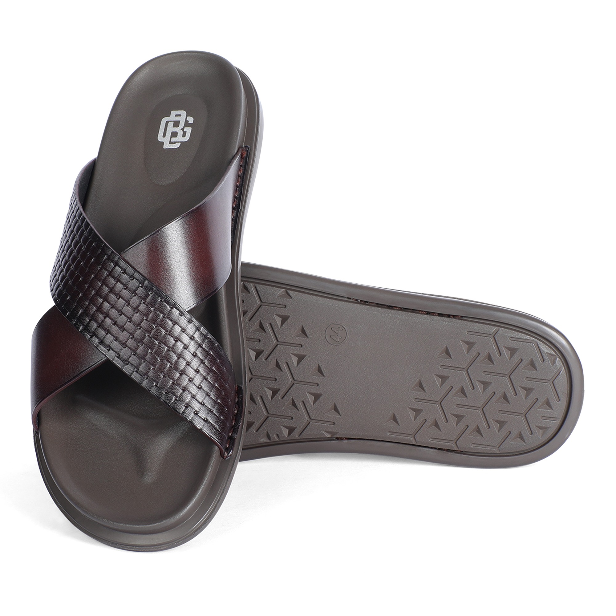 Burgundy Mp Mens Sandals