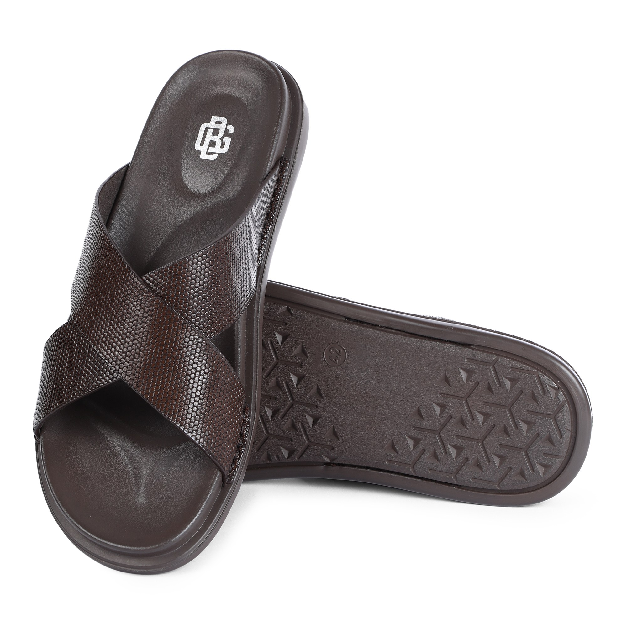 Dk Brown Hp Mens Sandals