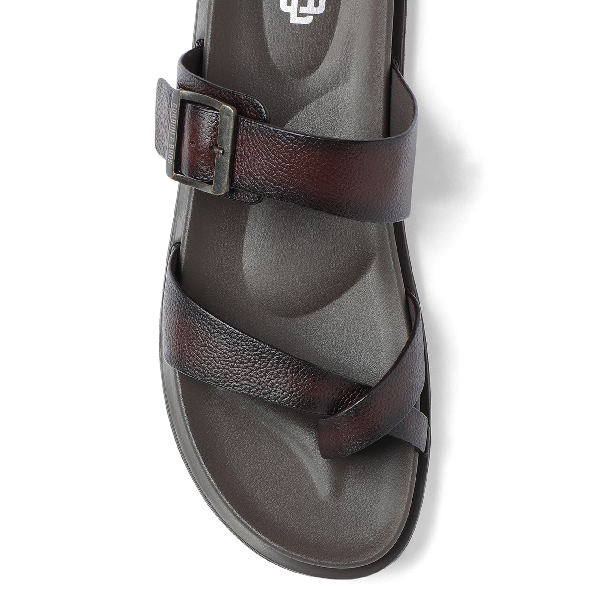 Burgundy Mens Sandals
