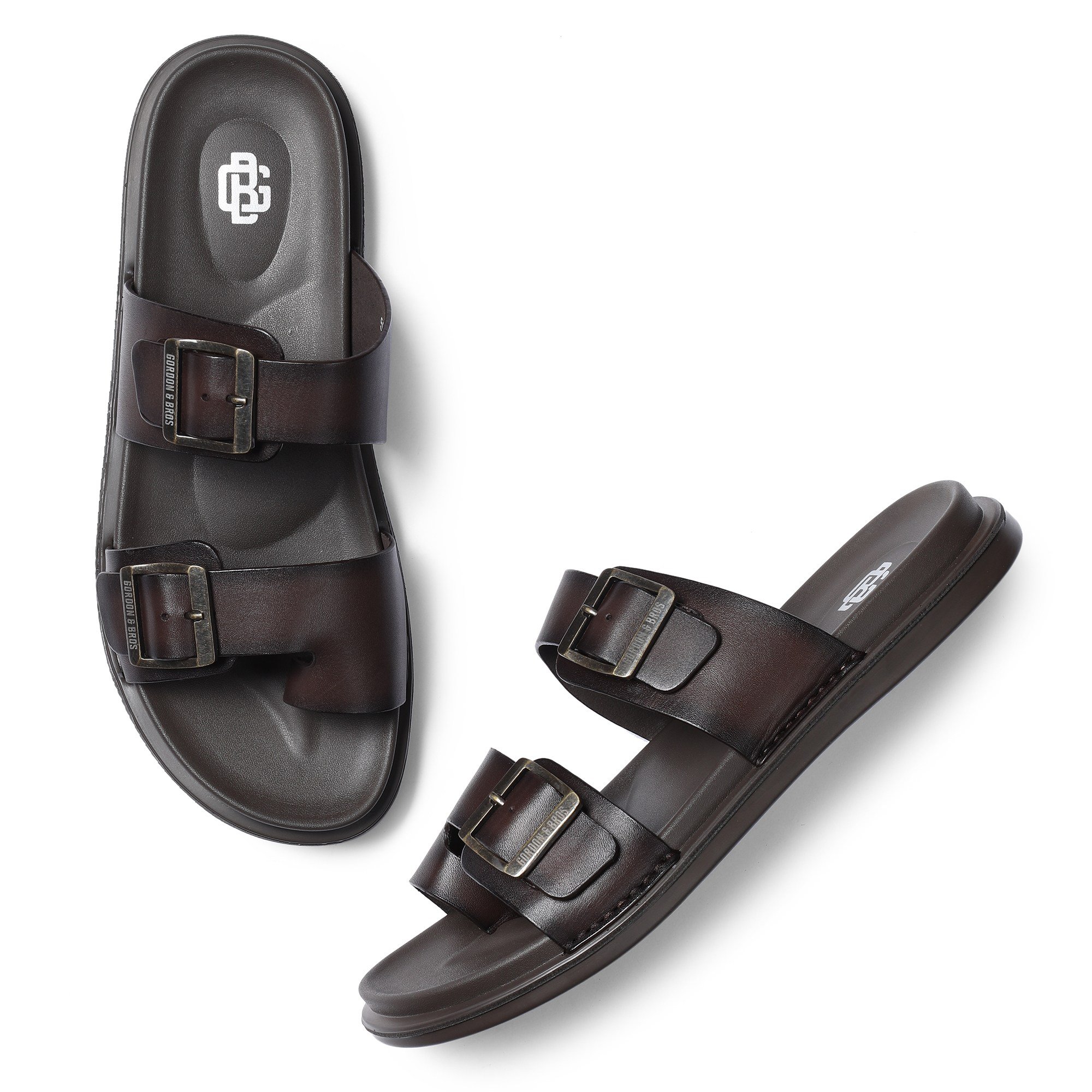 Dark Brown Mens Sandals