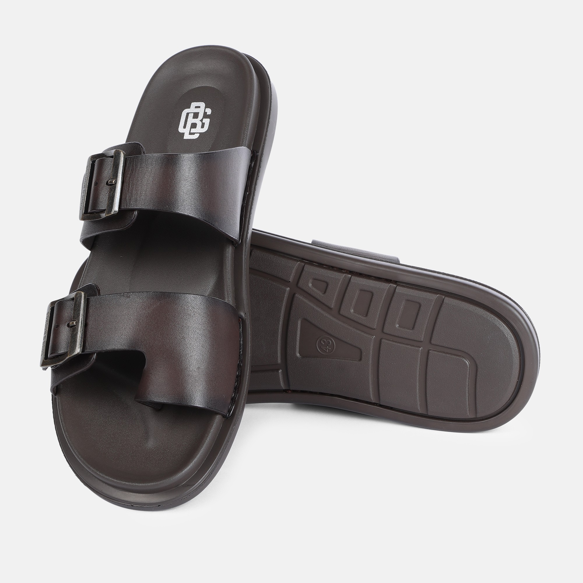 Dark Brown Mens Sandals