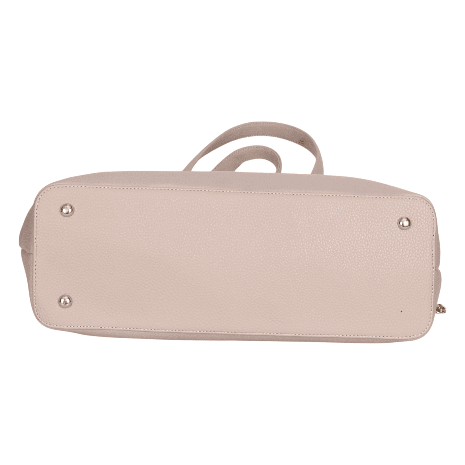 Ninaa Rossie Pink Faux Leather Tote Bag