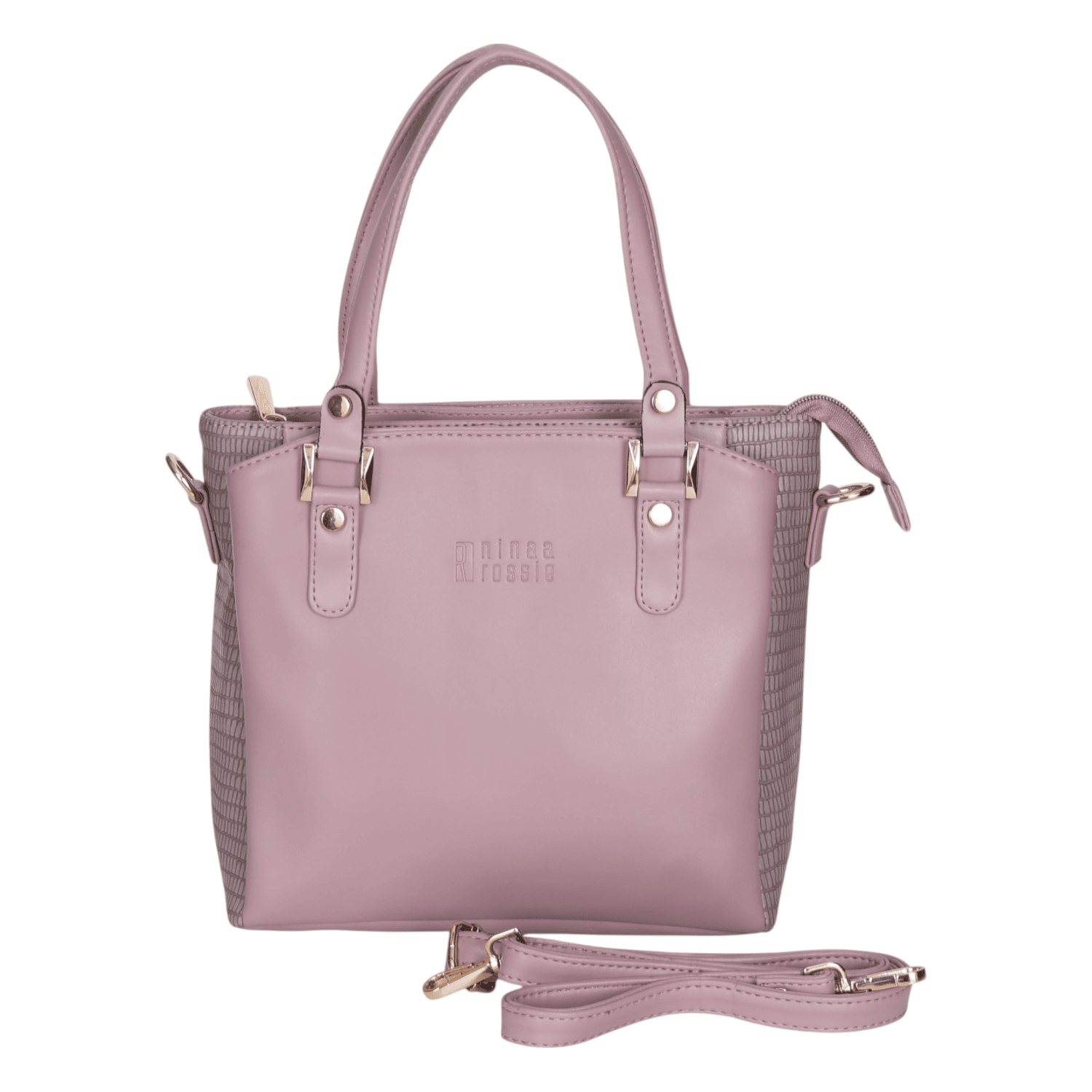 Ninaa Rossie Lavender Dual-Tone Tote Bag