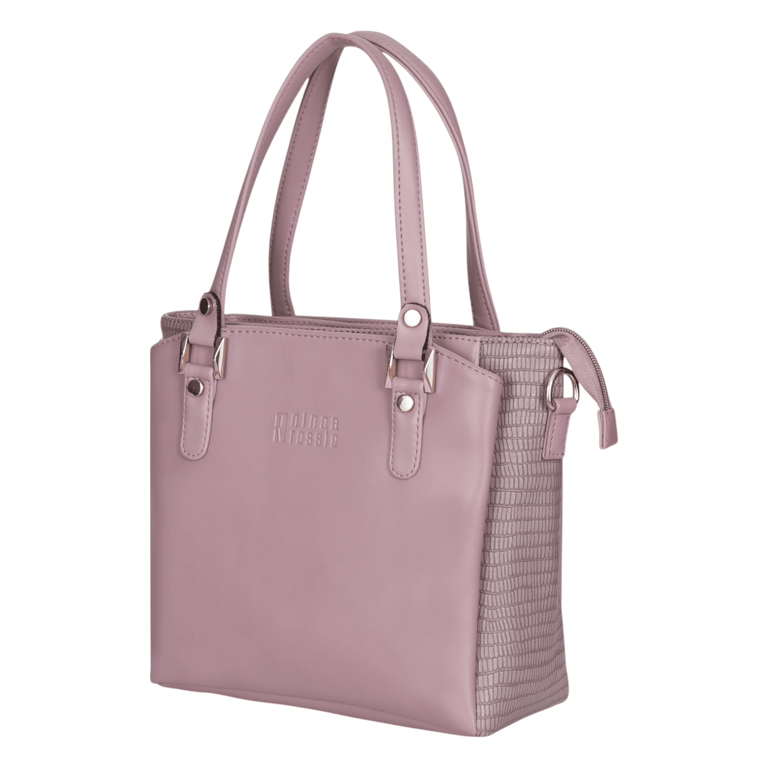 Ninaa Rossie Lavender Dual-Tone Tote Bag