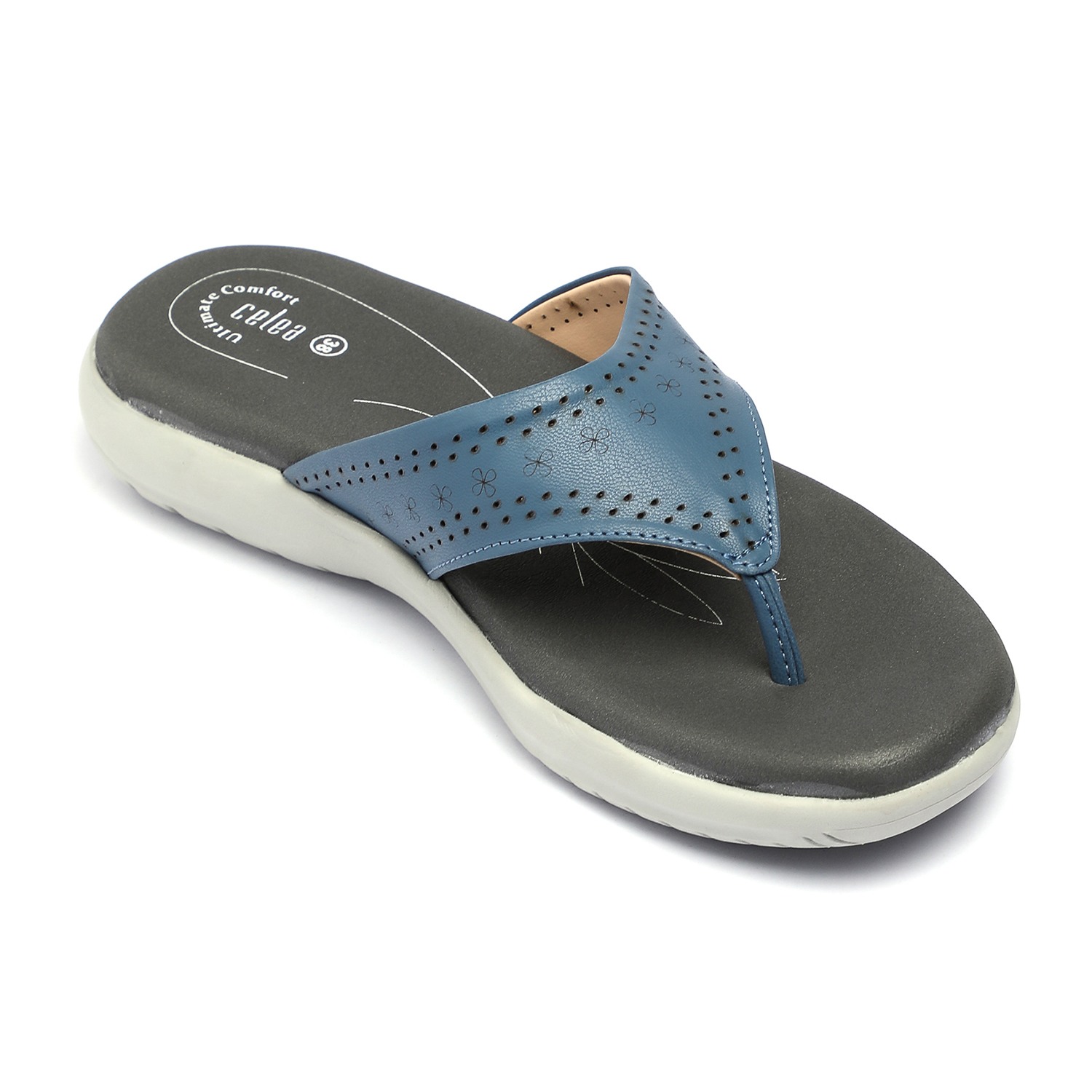 Women Blue Flip-Flops for Everyday Comfort