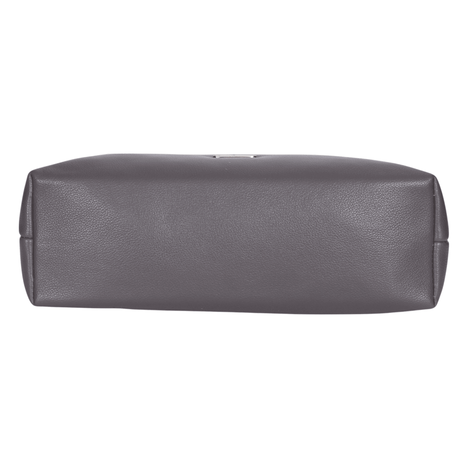 Ninaa Rossie Chic Grey Ruched Handle Shoulder Bag with Detachable Strap