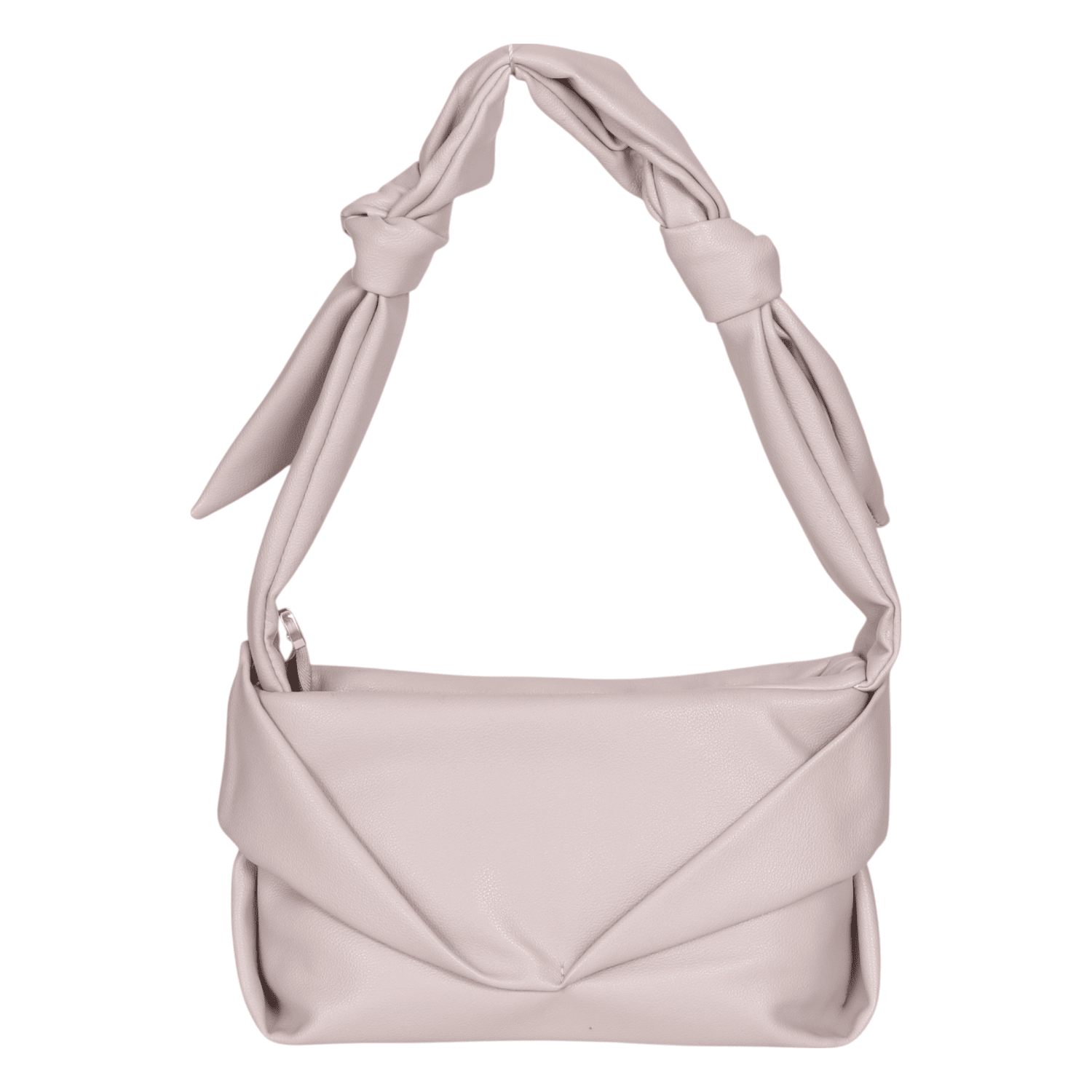 Ninaa Rossie Beige Knotted Handle Shoulder Bag