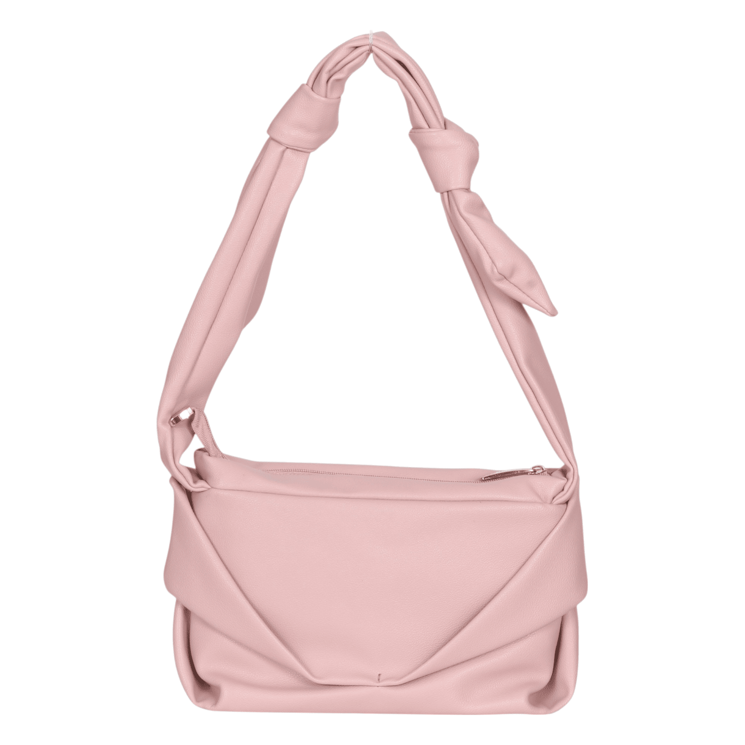 Ninaa Rossie Beige Knotted Handle Shoulder Bag