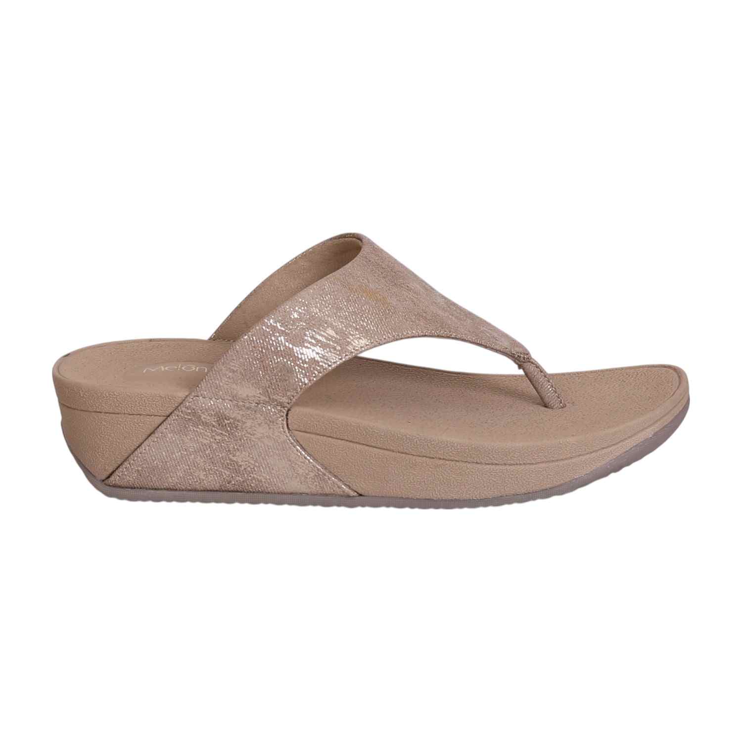 Women Rustic Bronze Wedge Sandals